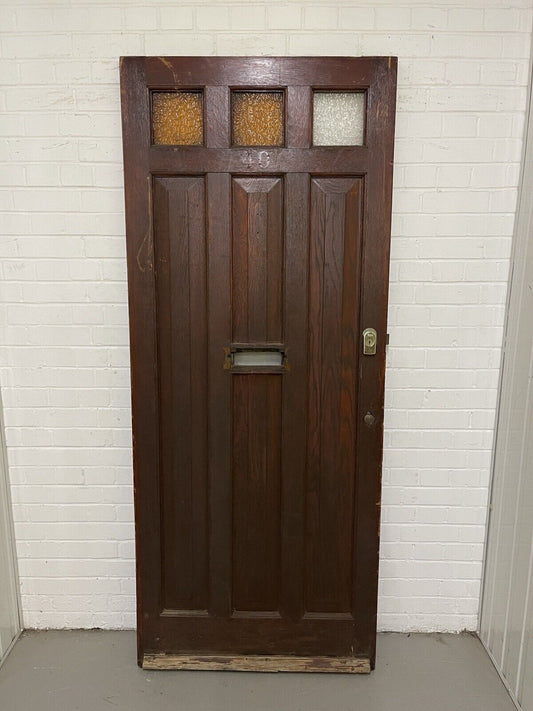 Reclaimed Old Oak Wooden Front Door 2075 Or 2070 x 860mm