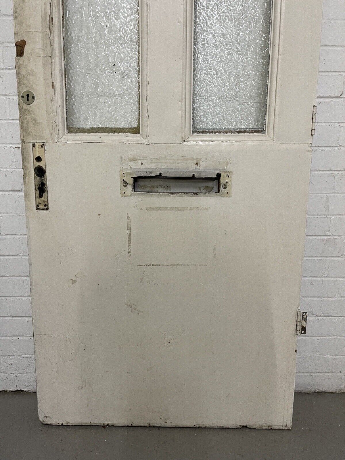 Reclaimed Old Arts and Crafts Victorian Wooden Front Door 2075 x 860 or 850mm
