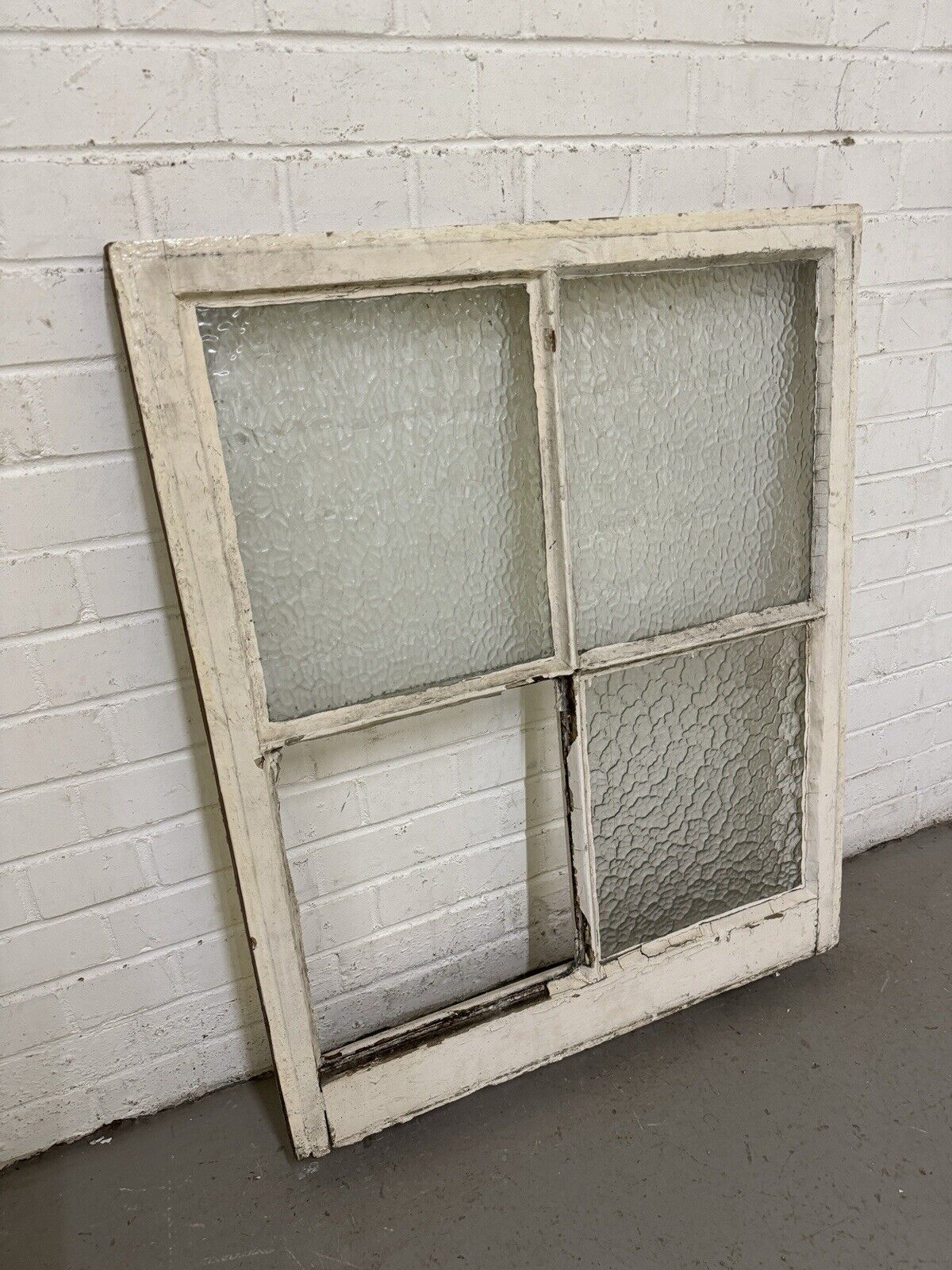 Reclaimed Old Georgian 4 Panel Wooden Window 750 x 865mm