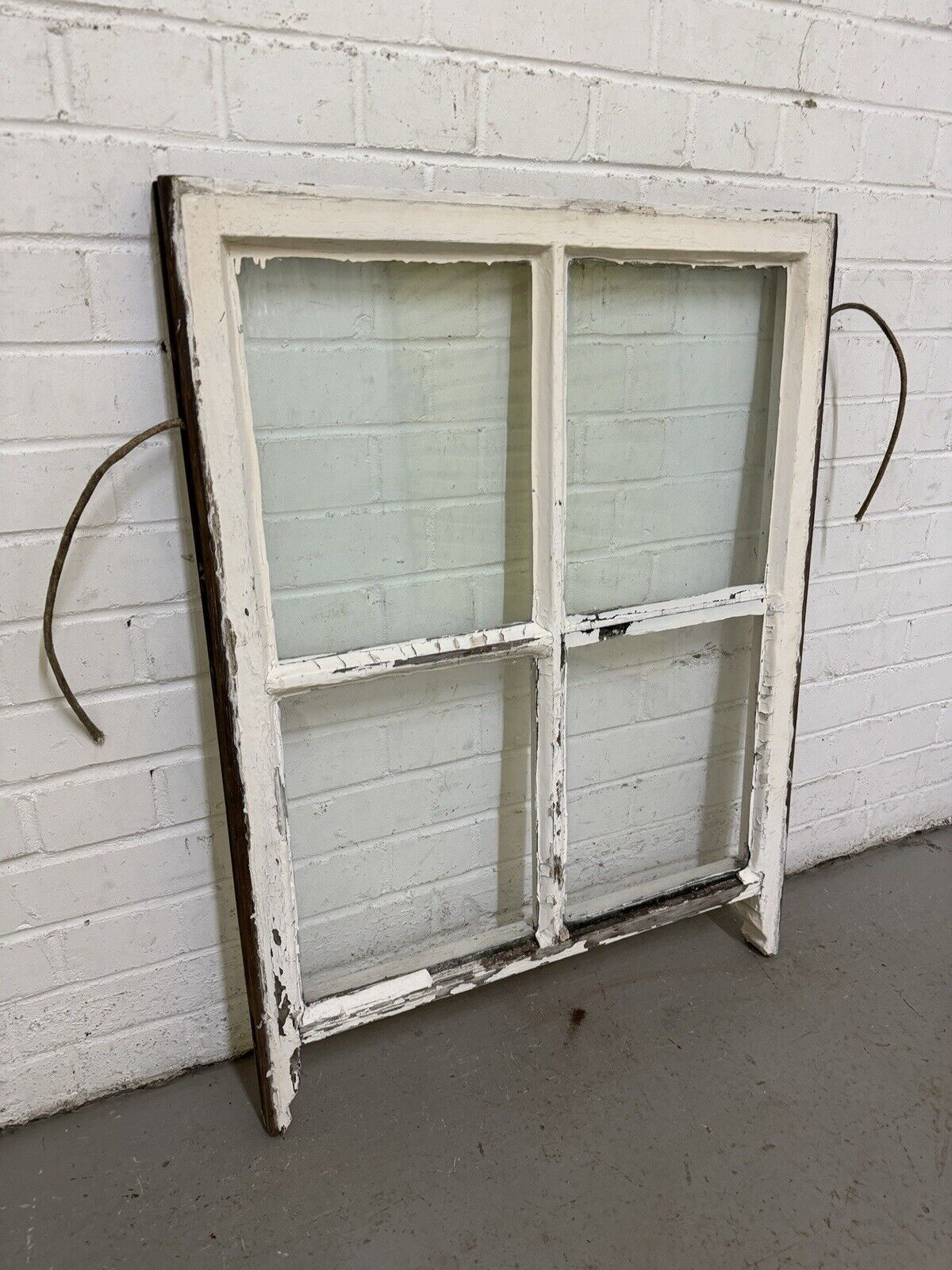 Reclaimed Old Georgian 4 Panel Wooden Window 895 x 670mm