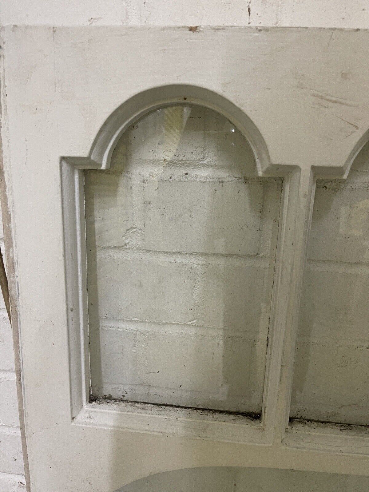 Reclaimed Old Edwardian Arch Sash Wooden Window 627 x 950mm