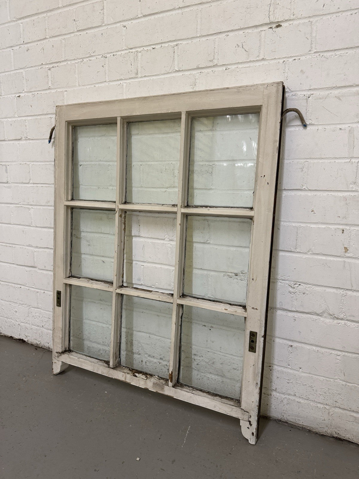 Reclaimed Old Georgian 9 Panel Wooden Window 680 x 867mm – Reclaimed ...
