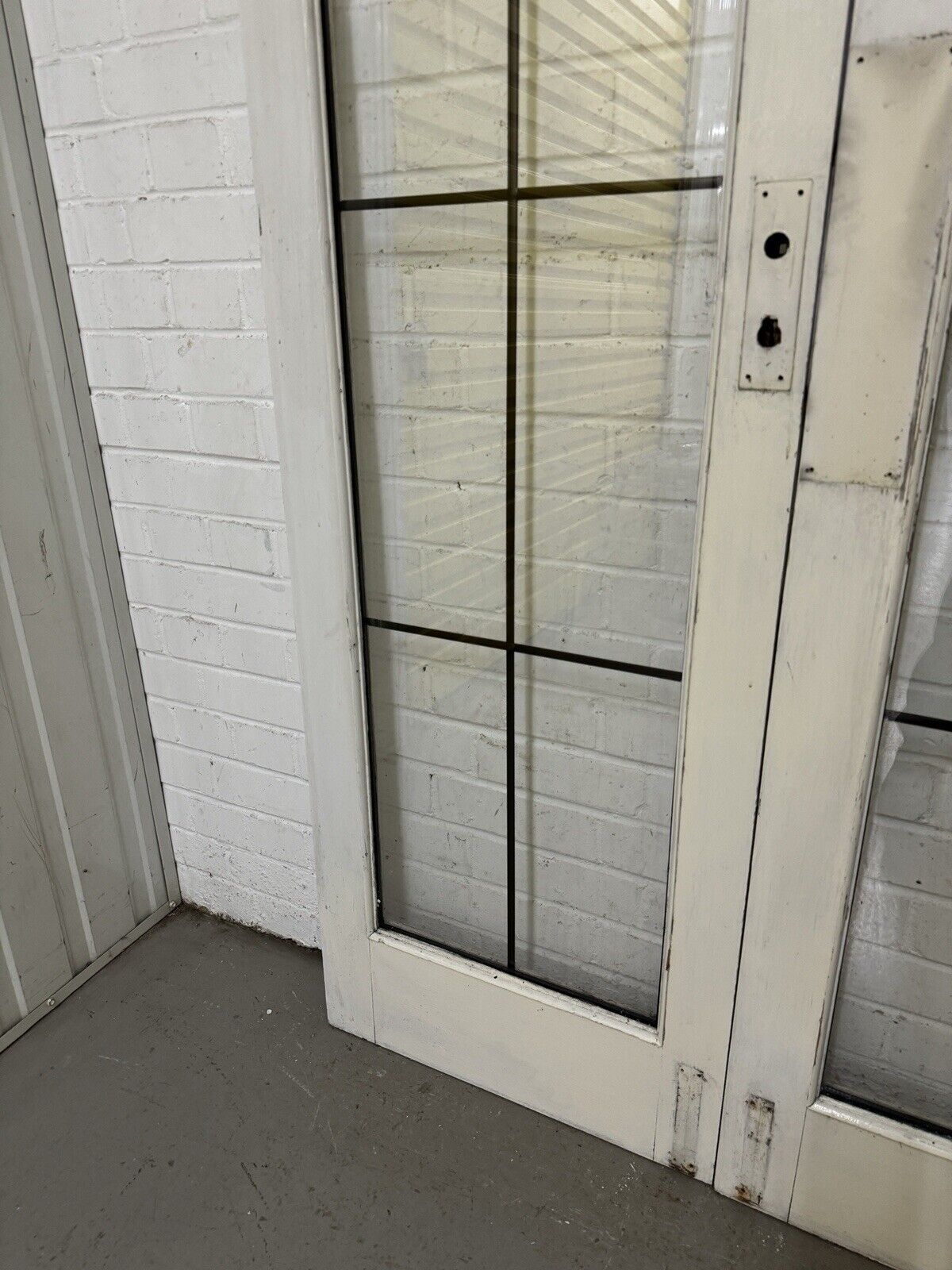 Reclaimed French Double Glazed Wooden Double Doors 2003 x 1110mm