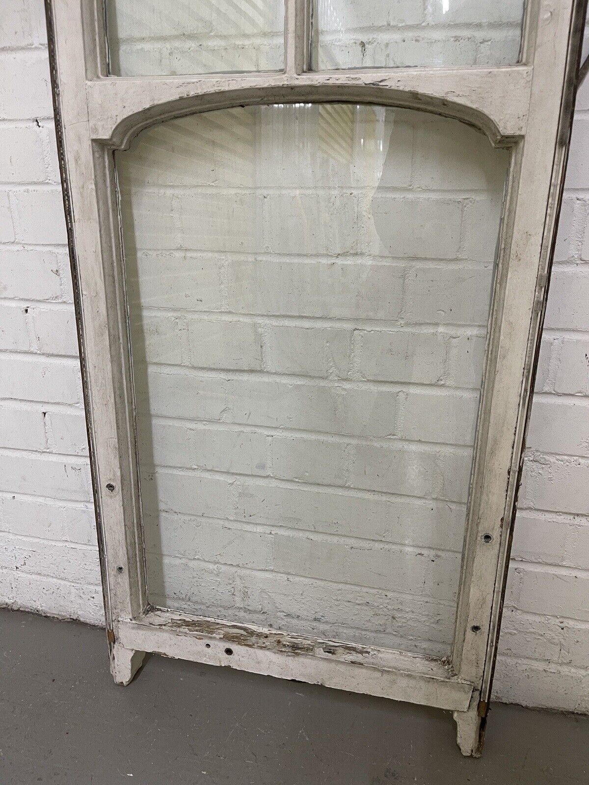 Reclaimed Old Edwardian Arch Sash Wooden Window 533 x 1125mm