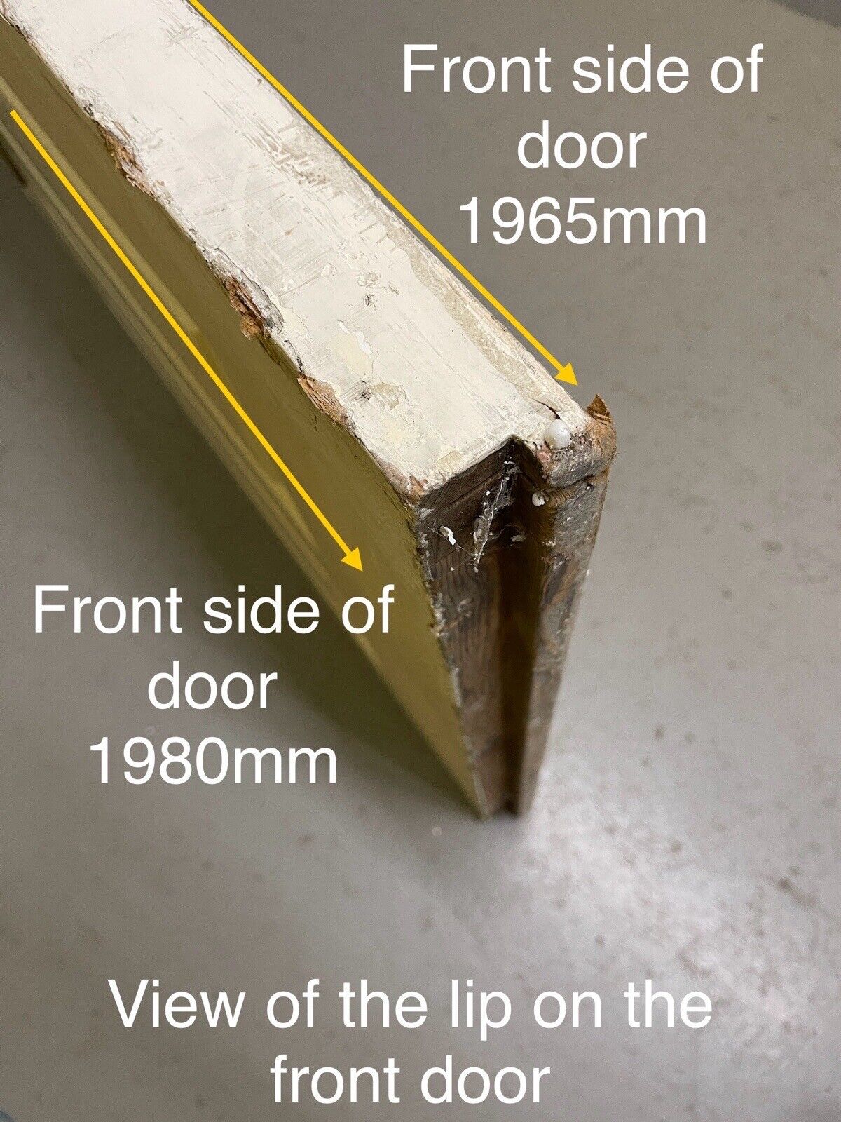 Reclaimed Style Modern Victorian Front Door 1965mm or 1980 with lip x 765mm