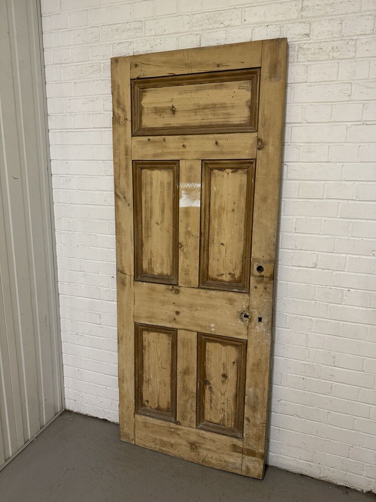 Reclaimed Victorian Pine Internal 5 panel Door 1995 Or 2000 x 803mm