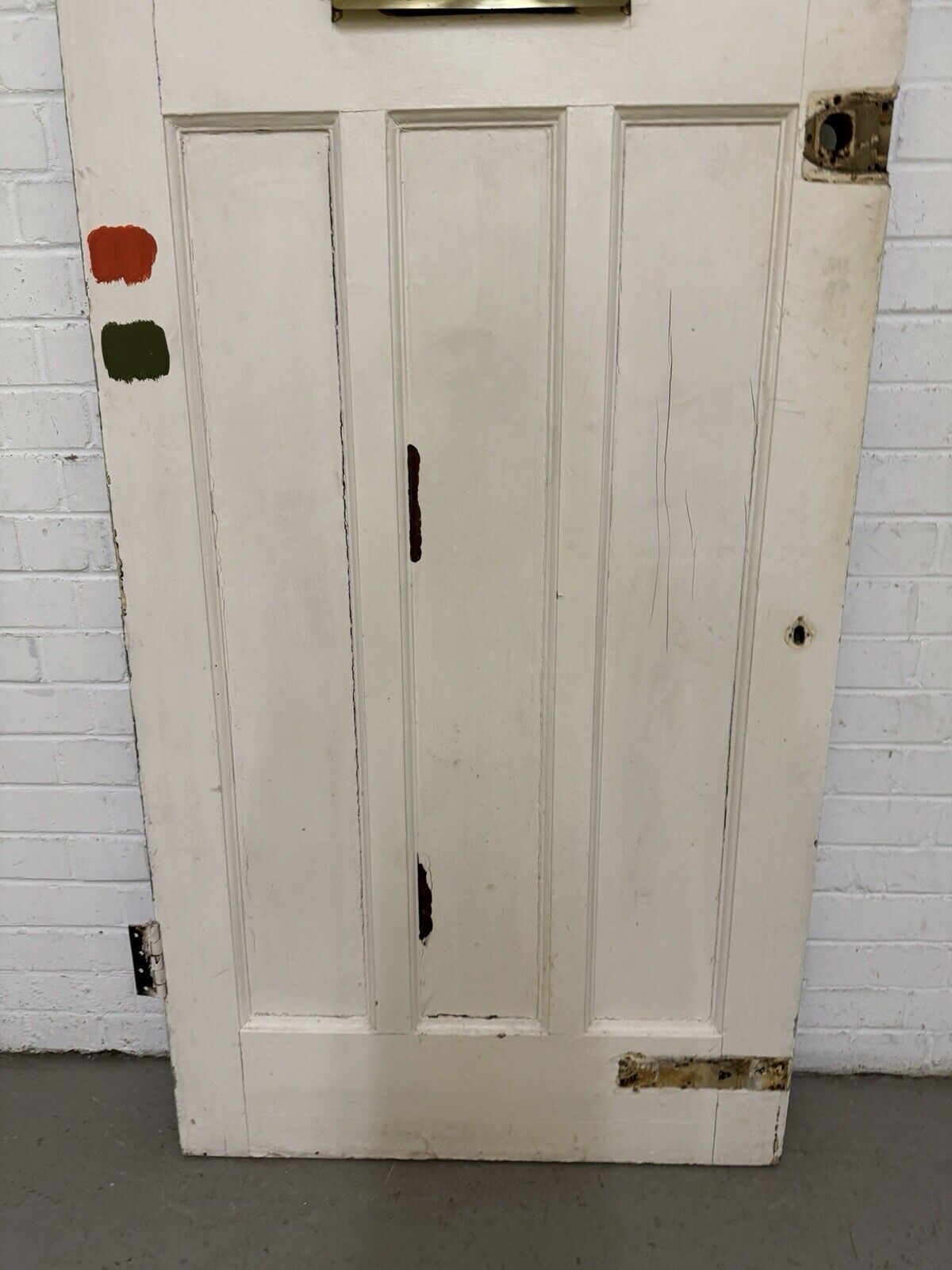 Reclaimed Old Victorian Edwardian Wooden Panel Front Door 2025 x 810mm