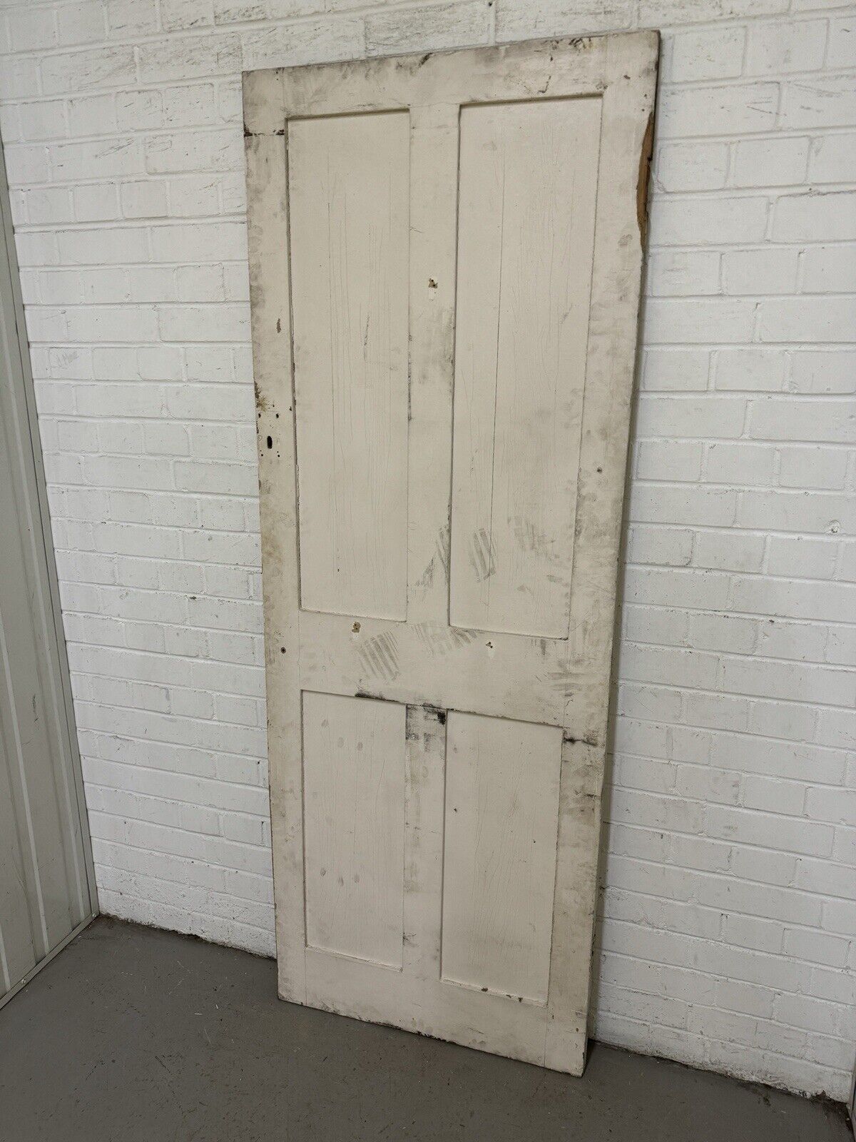 Reclaimed Victorian Pine Internal 4 panel Door 1918 x 710mm