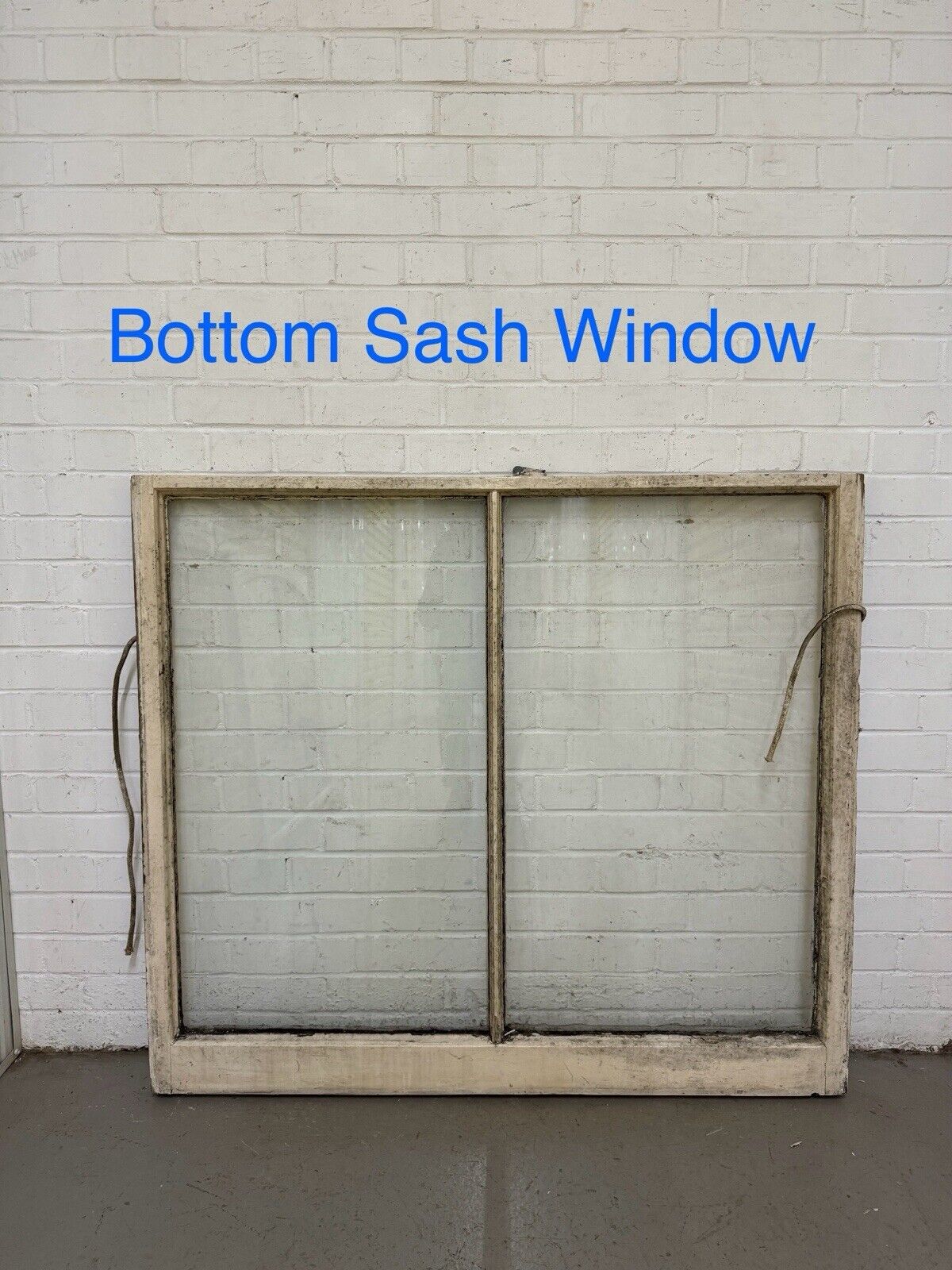 Pair Reclaimed Old Victorian Sash Panel Wooden Window 1210 x 1110 1210 x 1070mm