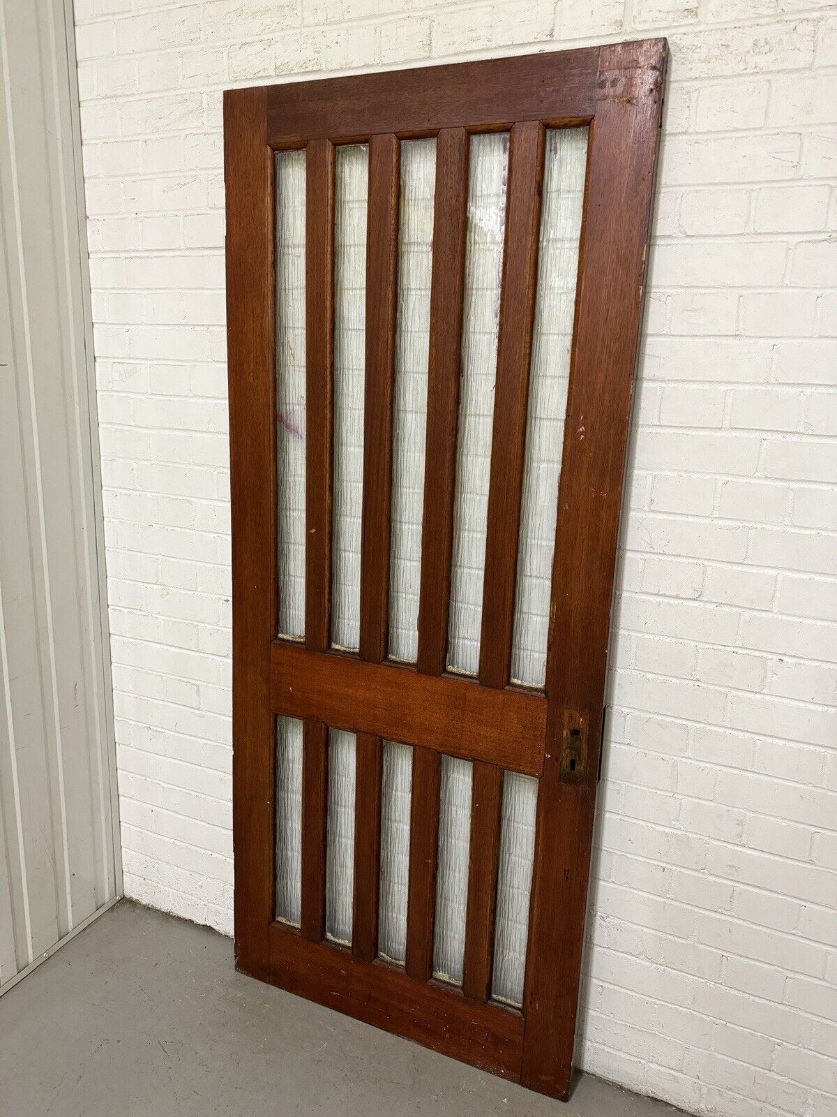 Reclaimed Old Victorian Edwardian Wooden Front Door  1976 Or 1955mm x 840mm