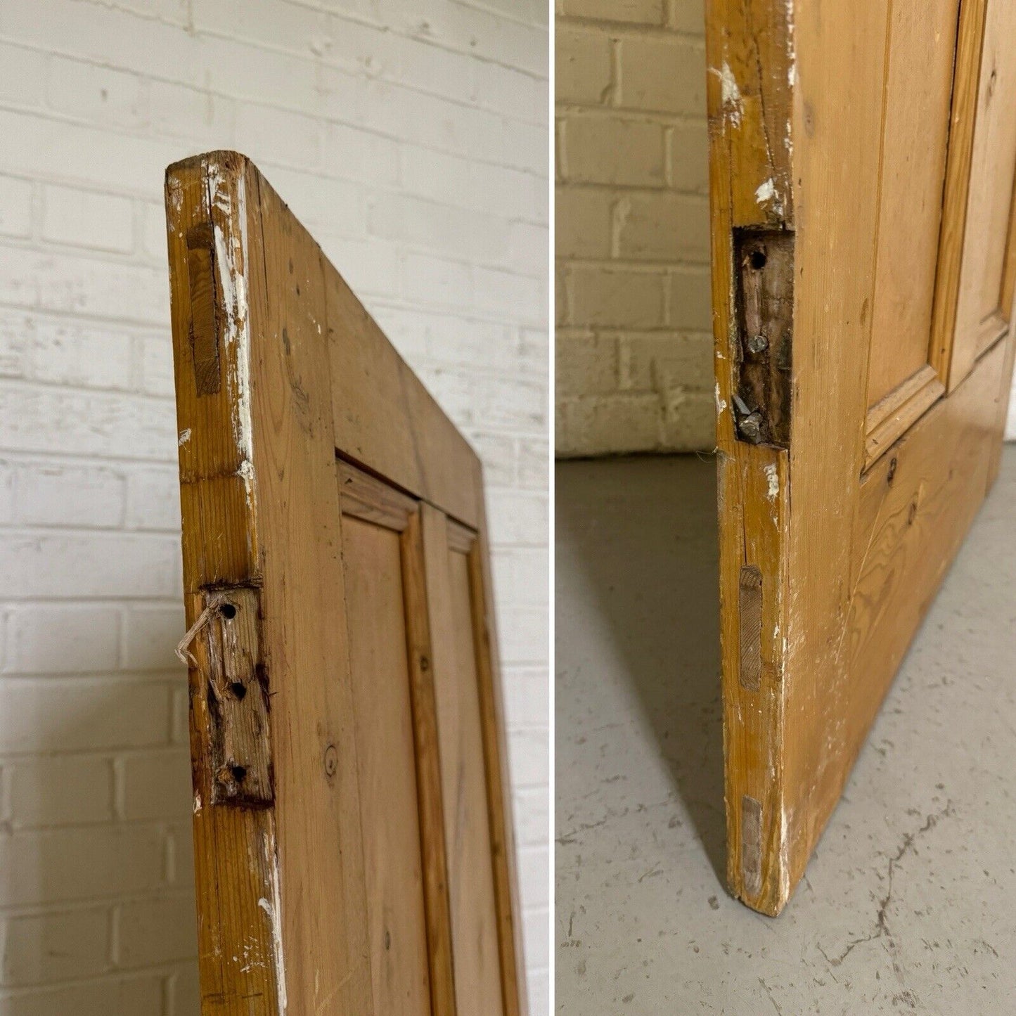 Reclaimed Victorian Pine Internal 4 panel Door 1970 Or 1960 x 740 Or 743mm