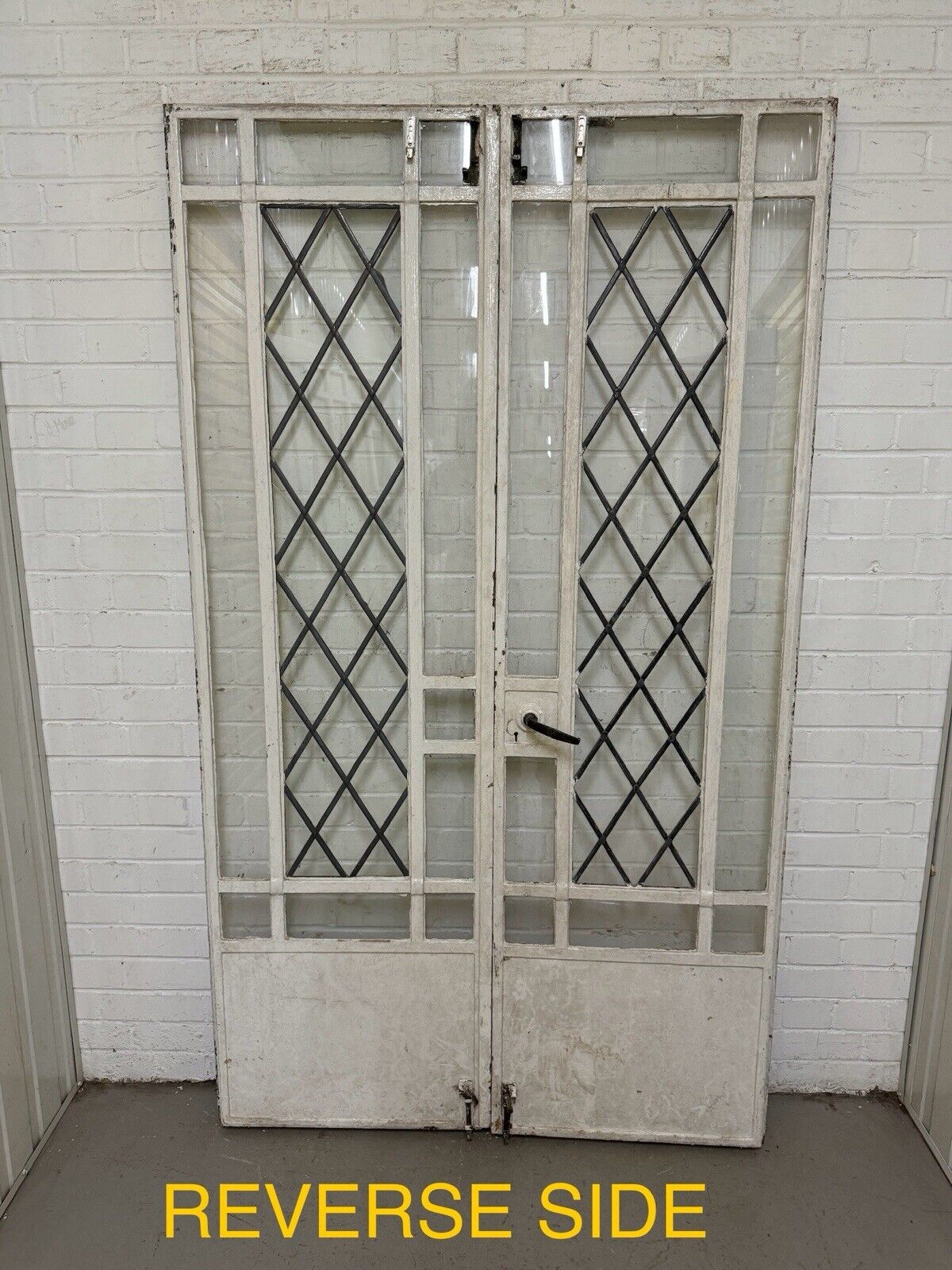 Reclaimed Vintage Industrial Crittall French Doors 1120 x 1950 OR 1105 x 1930