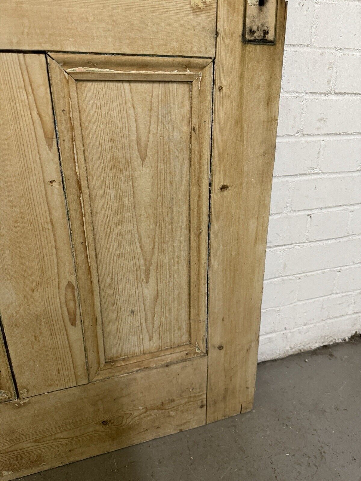 Reclaimed Old Victorian Pine Internal 4 panel Door 1930 x 760mm