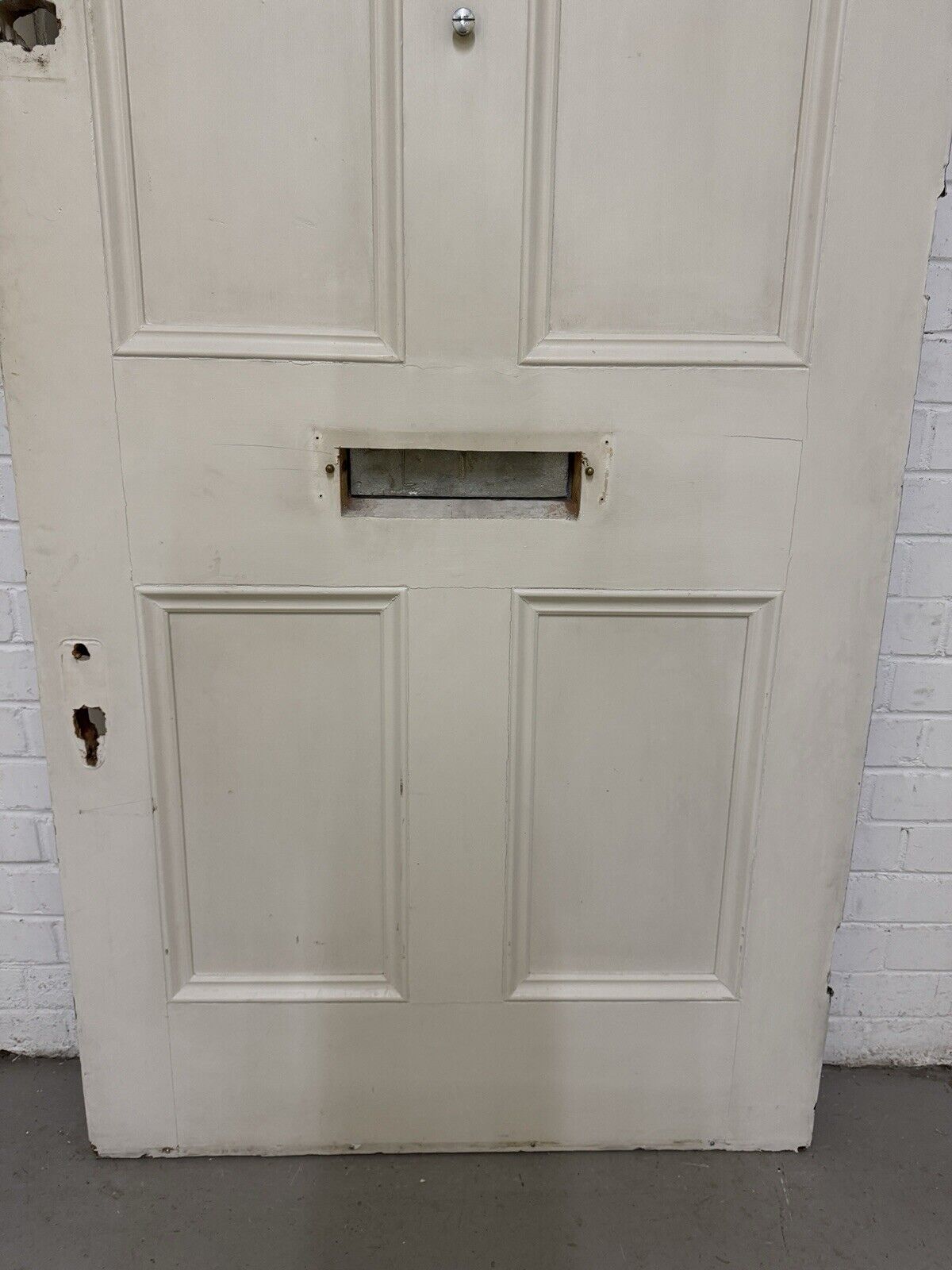 Reclaimed Victorian Edwardian Wooden Panel Front Door 2095 x 908mm