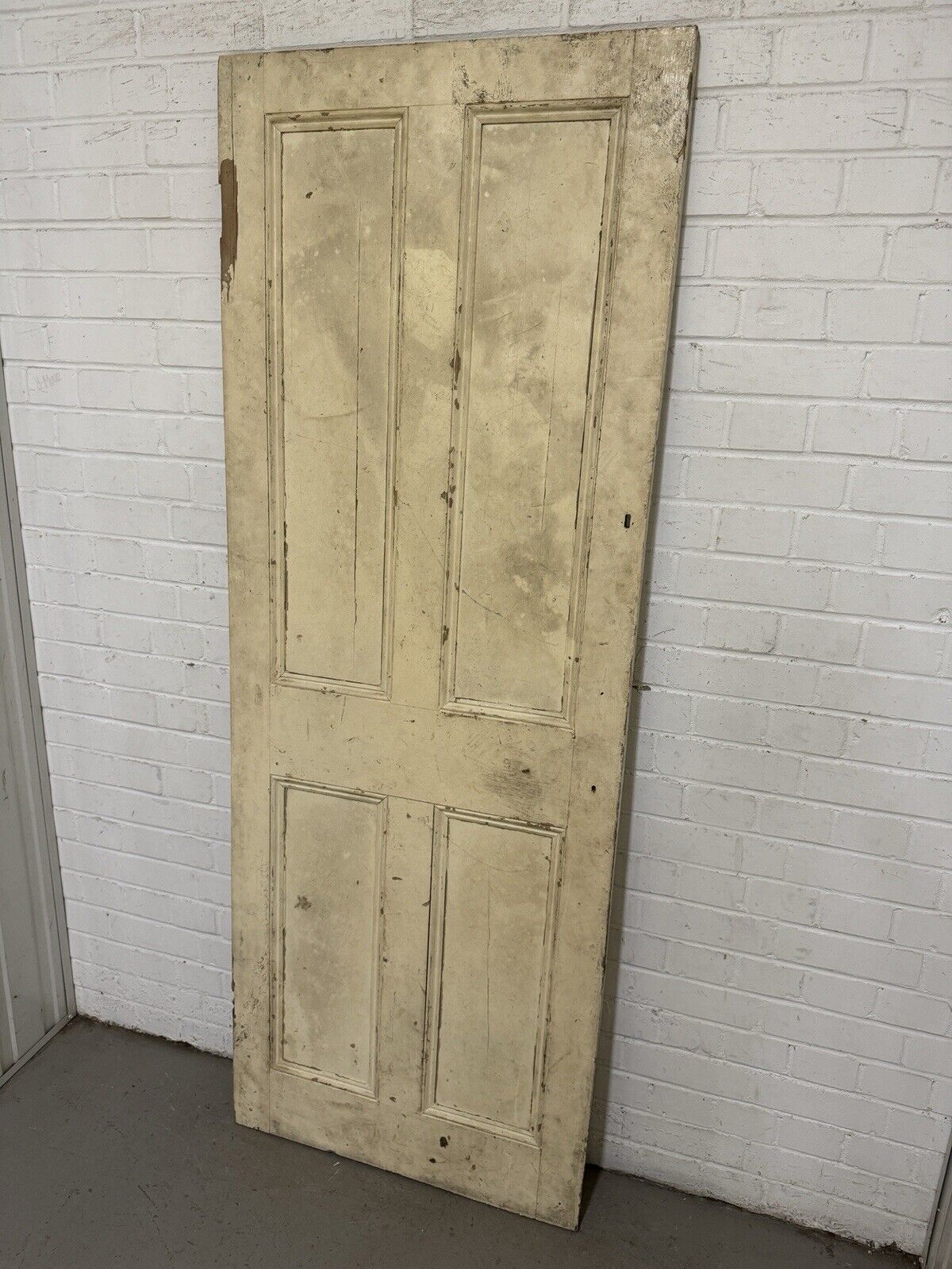 Reclaimed Victorian Pine Internal 4 panel Door 1915 x 708 Or 703 Or 705mm