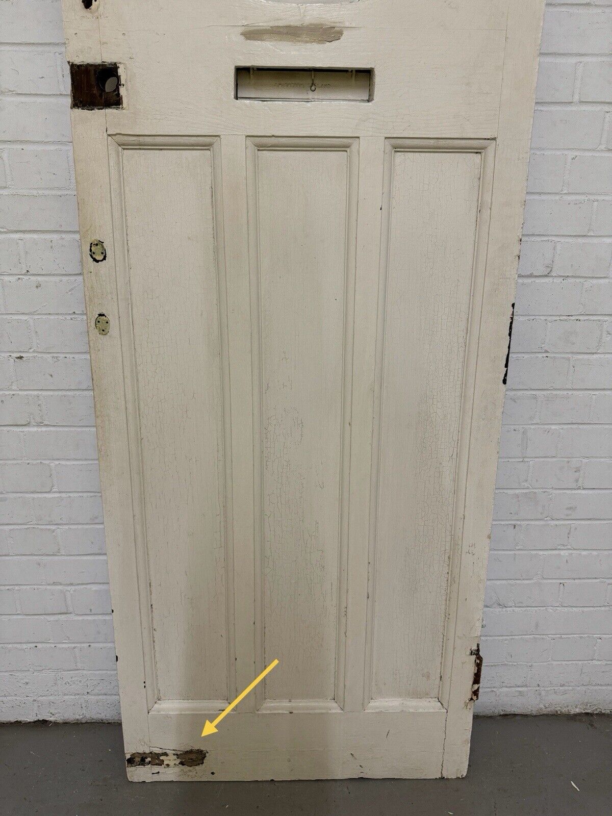 Reclaimed Victorian Edwardian Wooden Panel Front Door 1978 Or 1970mm x 754mm