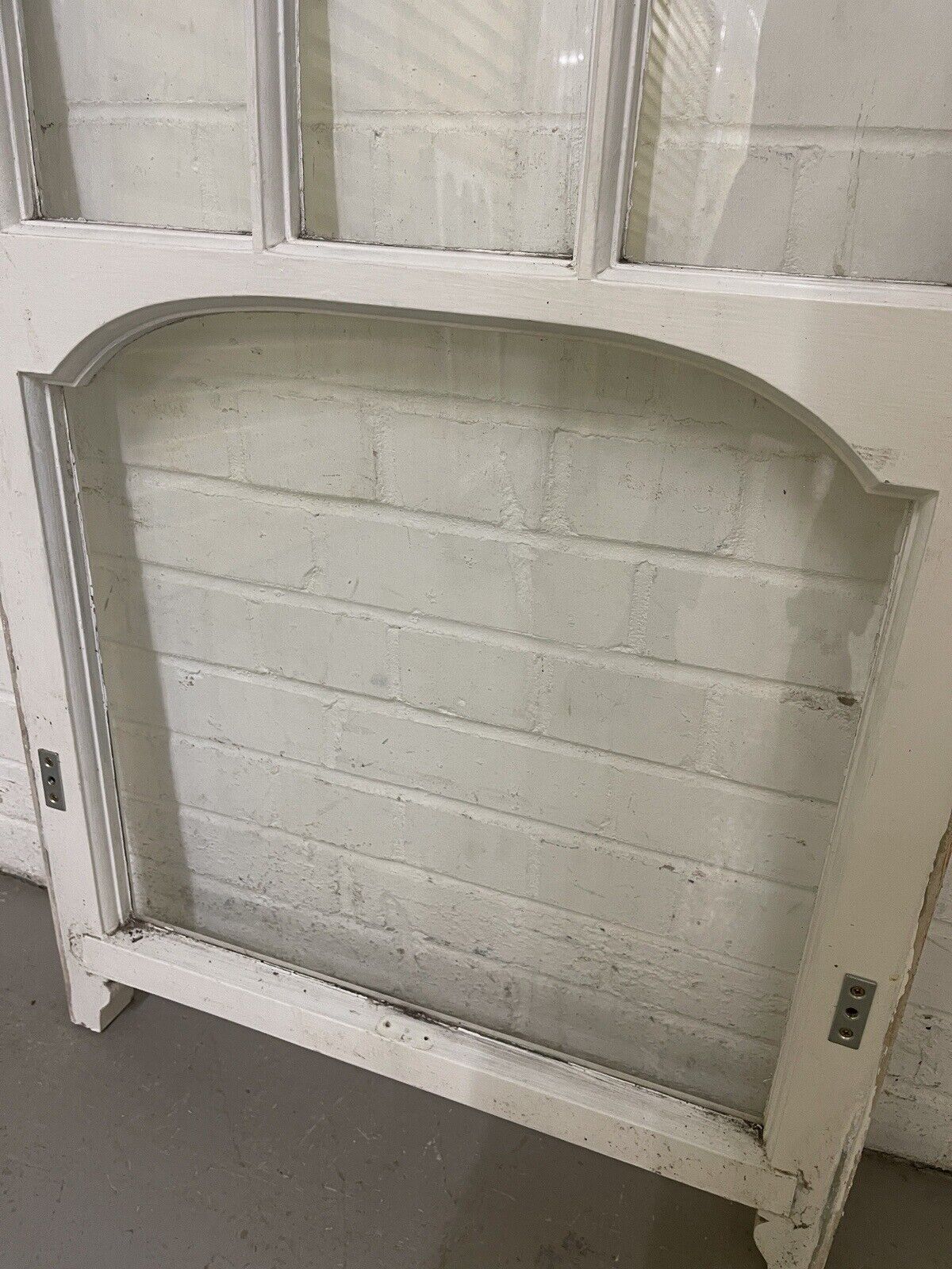 Reclaimed Old Edwardian Arch Sash Wooden Window 627 x 950mm