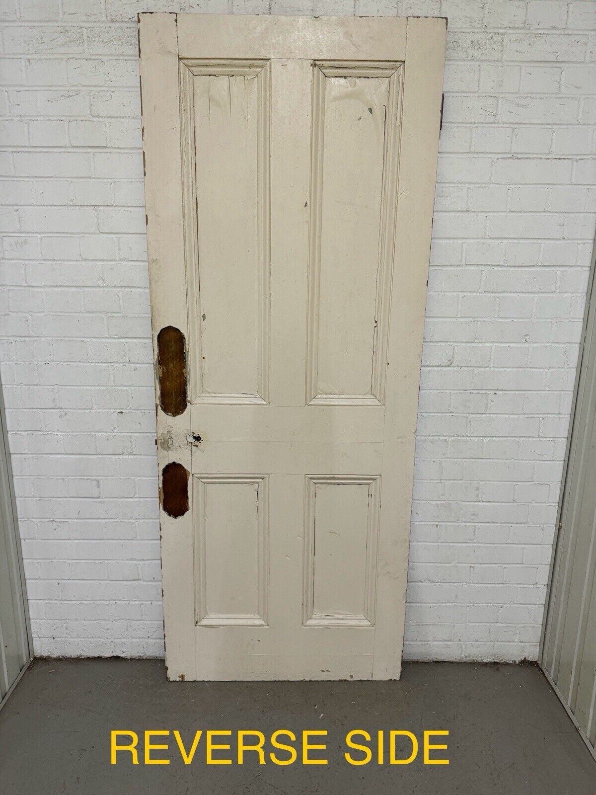 Reclaimed Vintage Old Victorian Pine Internal 4 panel Door 2015 x 810mm