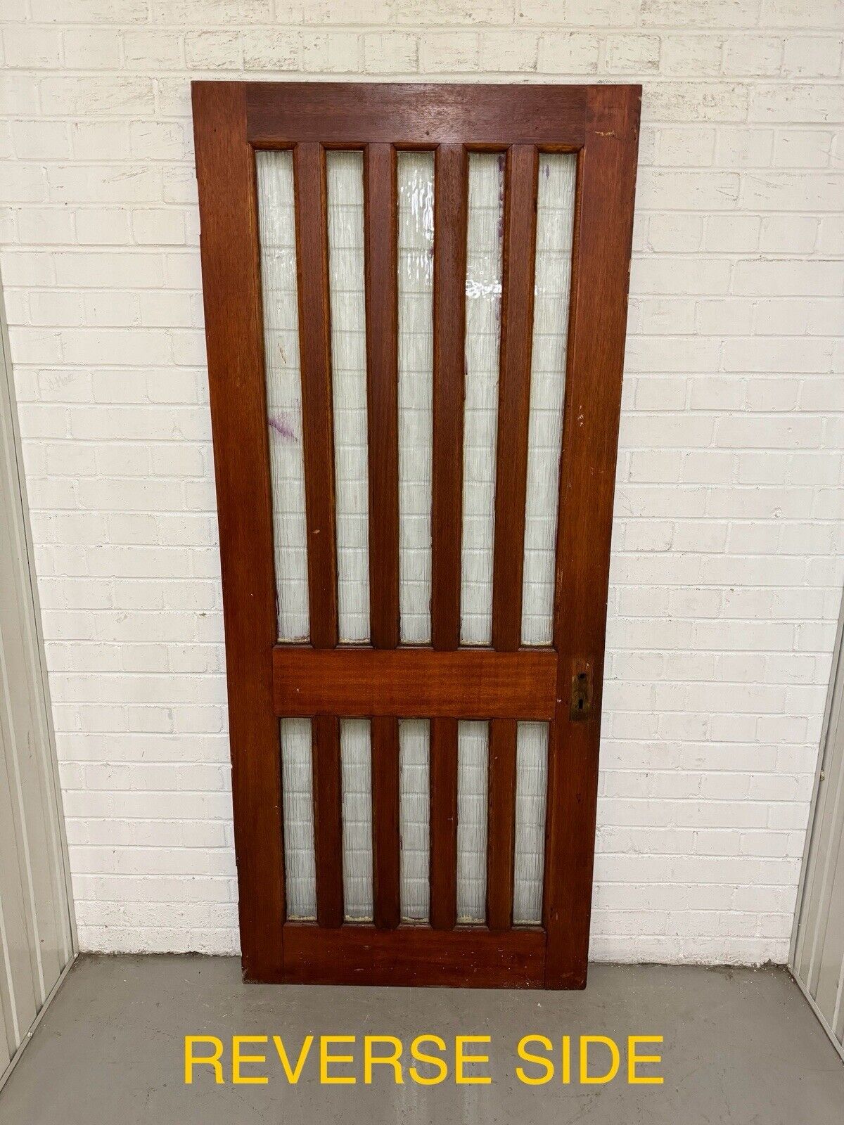 Reclaimed Old Victorian Edwardian Wooden Front Door  1976 Or 1955mm x 840mm