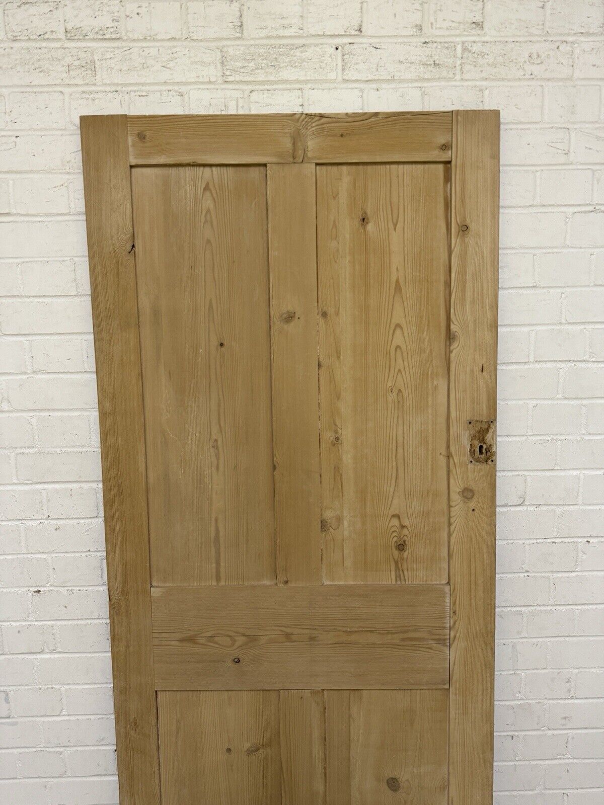 Reclaimed Victorian Pine Internal 4 panel Door 1865 x 787mm