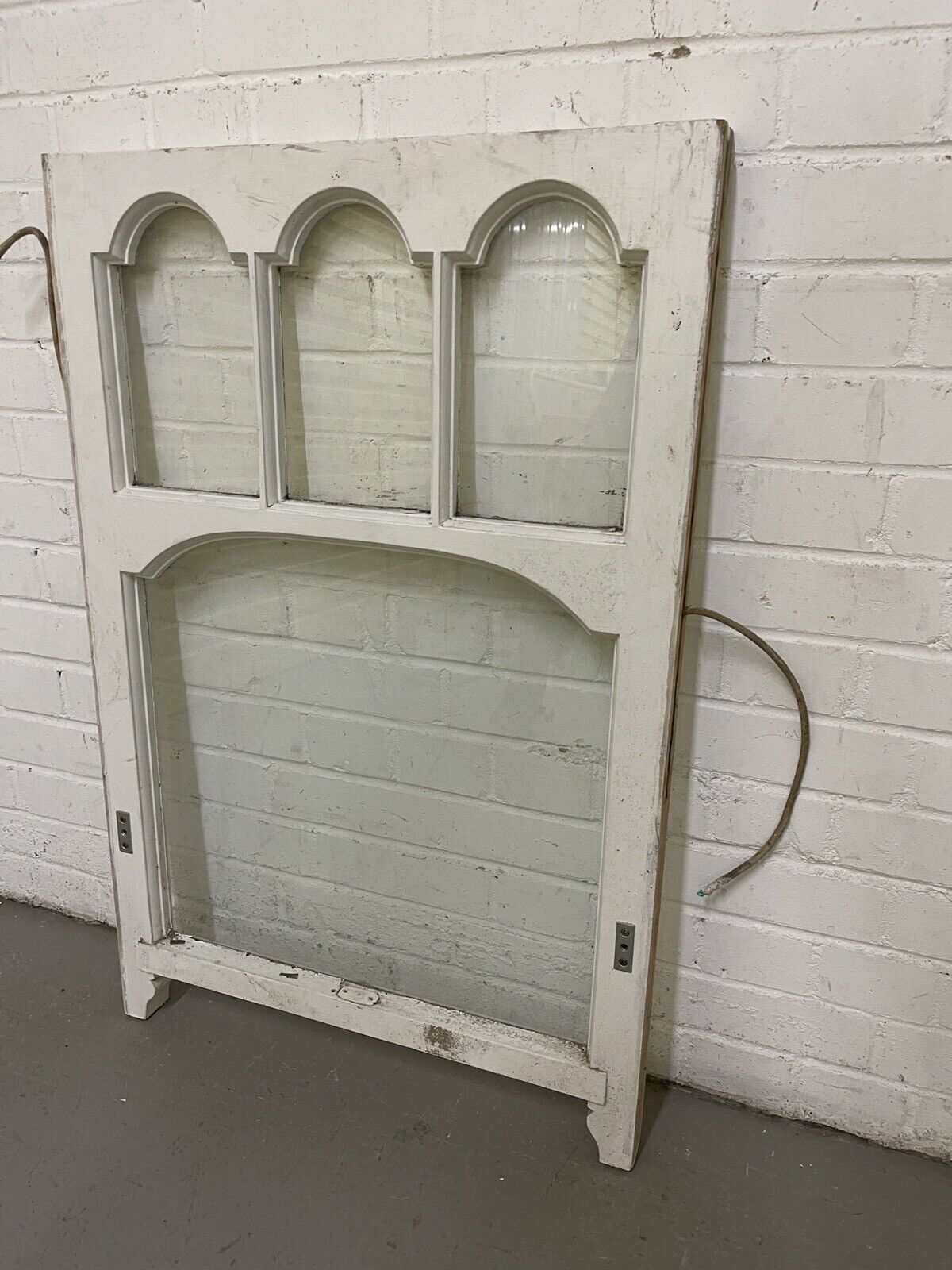 Reclaimed Old Edwardian Arch Sash Wooden Window 627 x 950mm