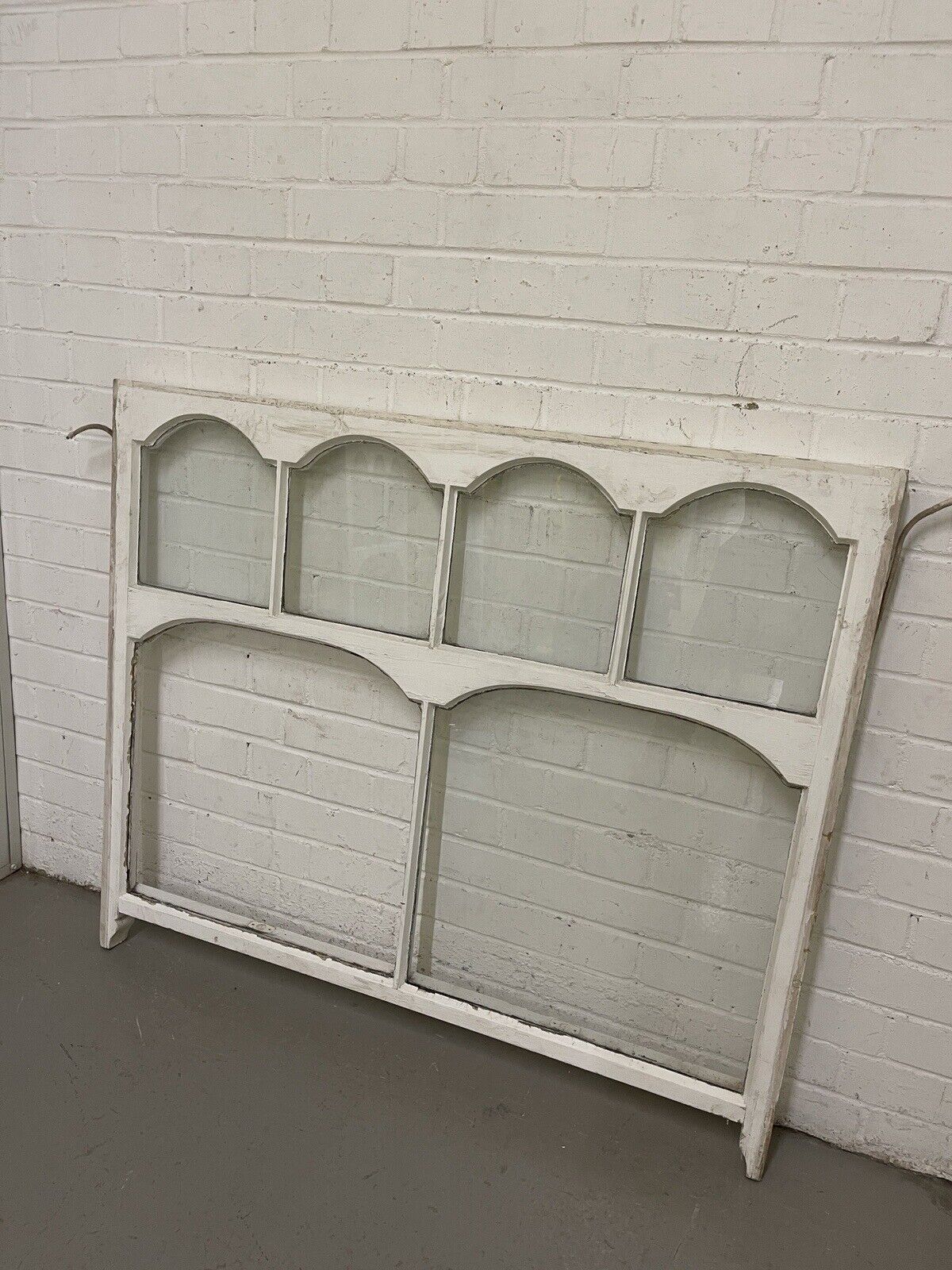 Reclaimed Old Edwardian Arch Sash Wooden Window 1110 x 950mm