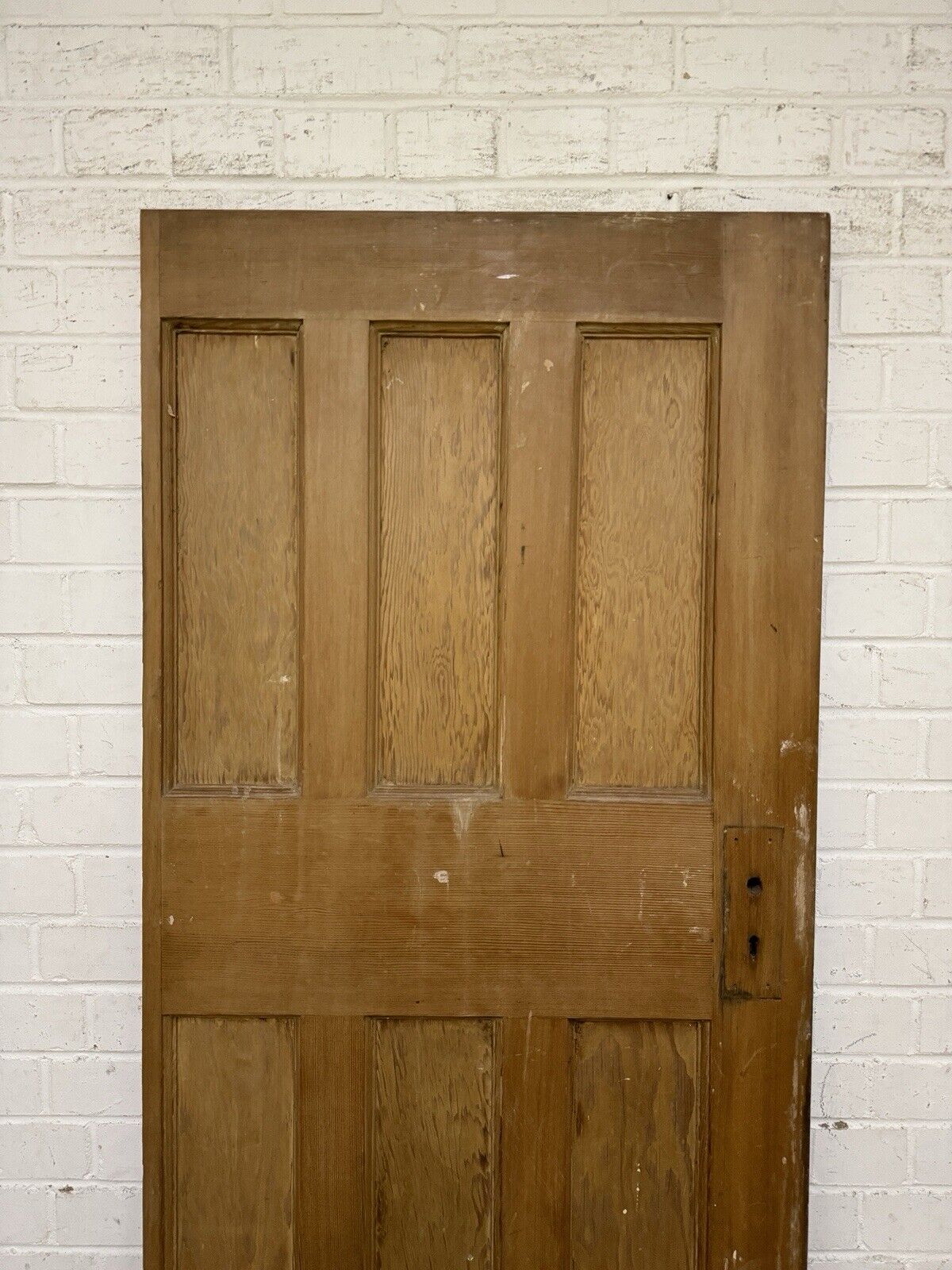 Vintage Reclaimed Edwardian Internal 6 panel Door 1960 Or 1955mm x 675mm