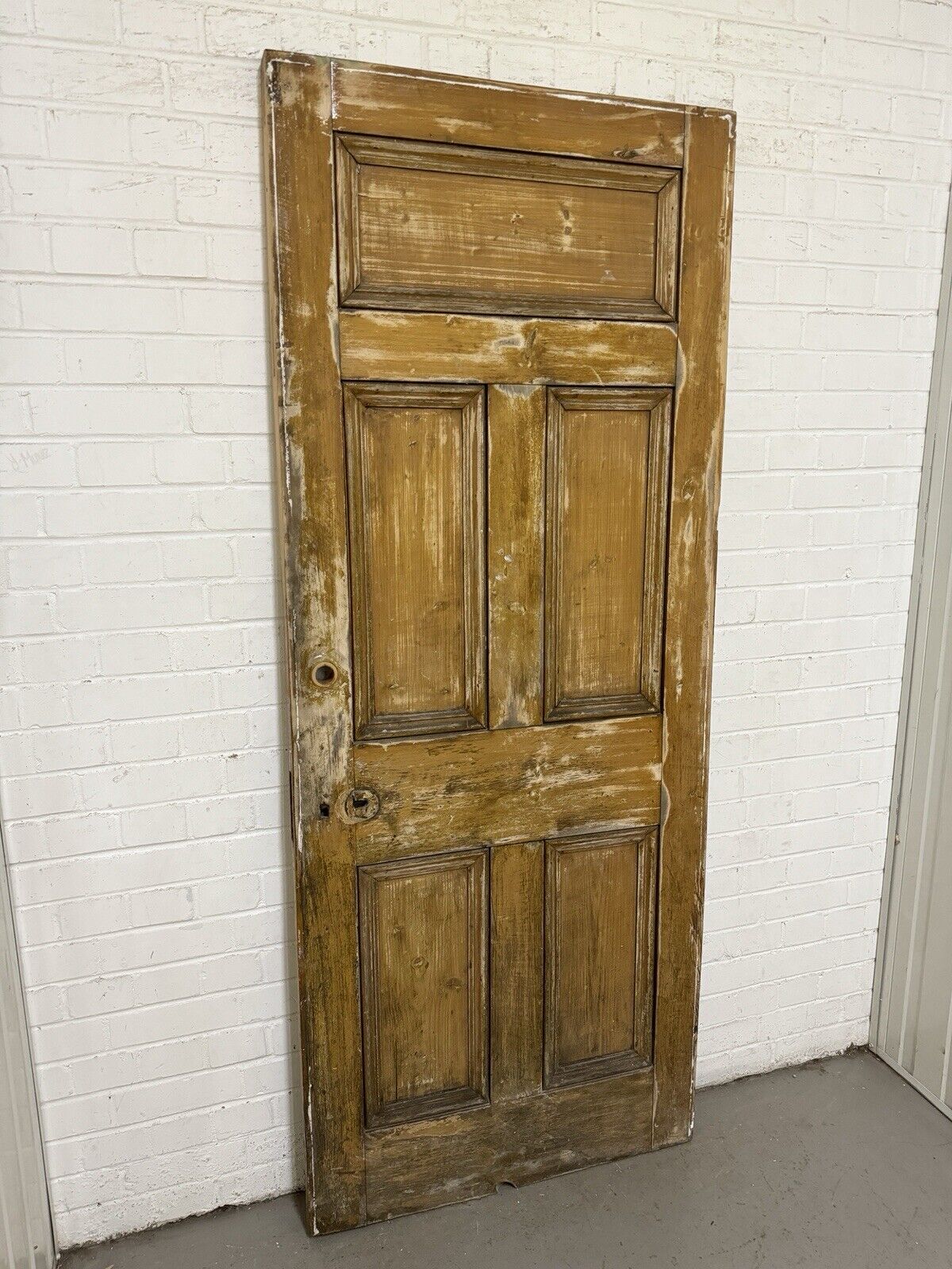 Reclaimed Victorian Pine Internal 5 panel Door 1995 Or 2000 x 803mm