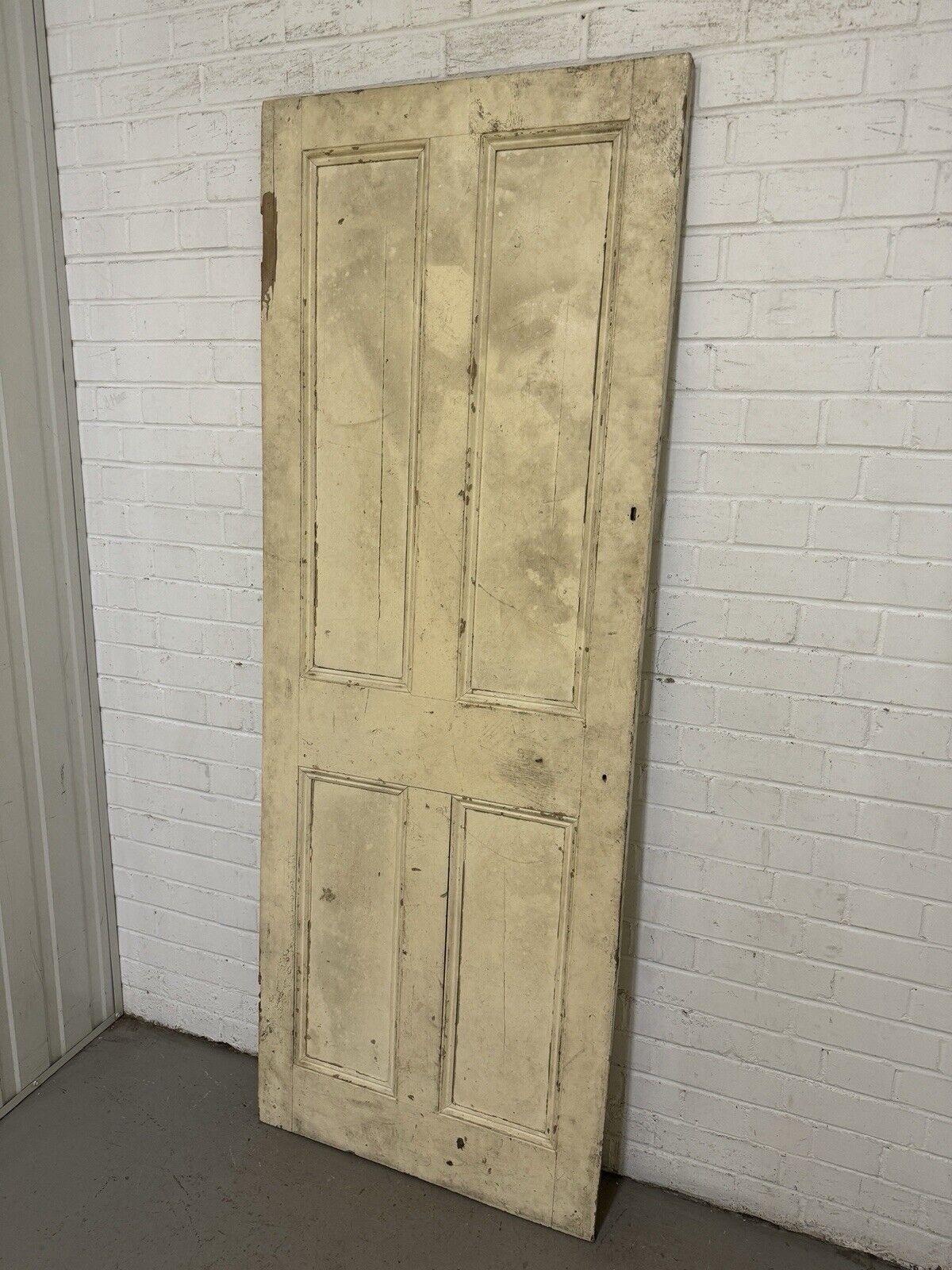 Reclaimed Victorian Pine Internal 4 panel Door 1918 x 710mm