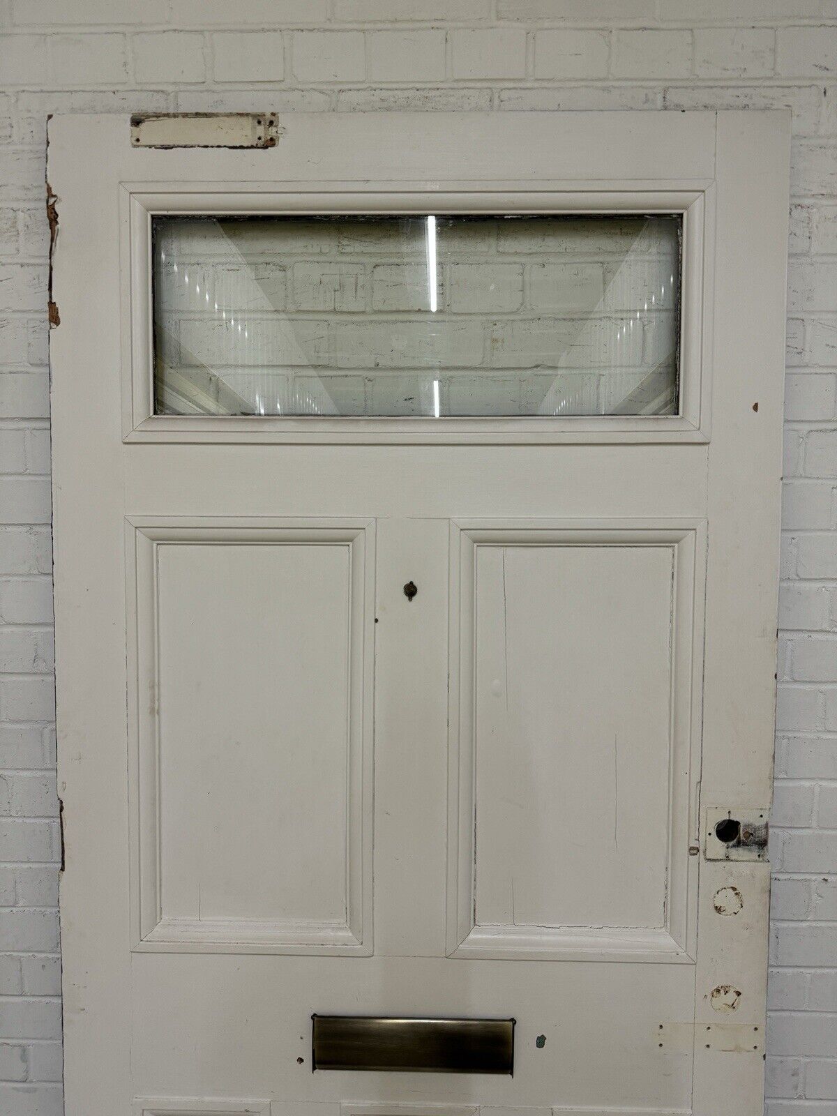 Reclaimed Victorian Wooden Panel Front Door 2100 or 2105 x 1005mm