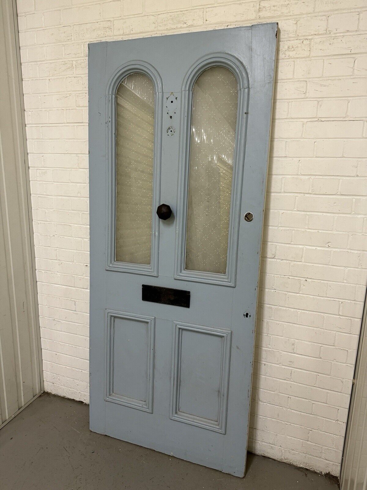 Reclaimed Old Victorian Edwardian Wooden Panel Front Door 2050 x 885mm