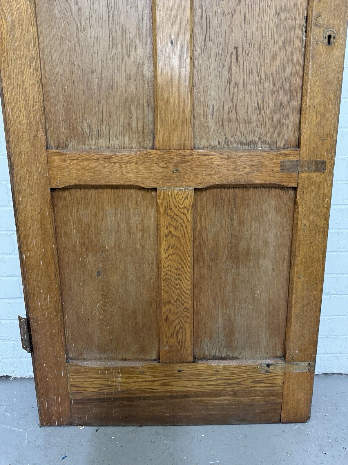 Reclaimed Old Victorian Arts and Crafts Wooden Front Door 2020 Or 2005 x 810mm