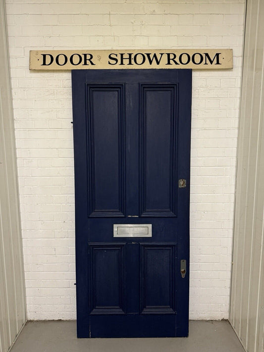 Reclaimed Old Victorian Edwardian Wooden Panel Front Door 2130 x 913mm