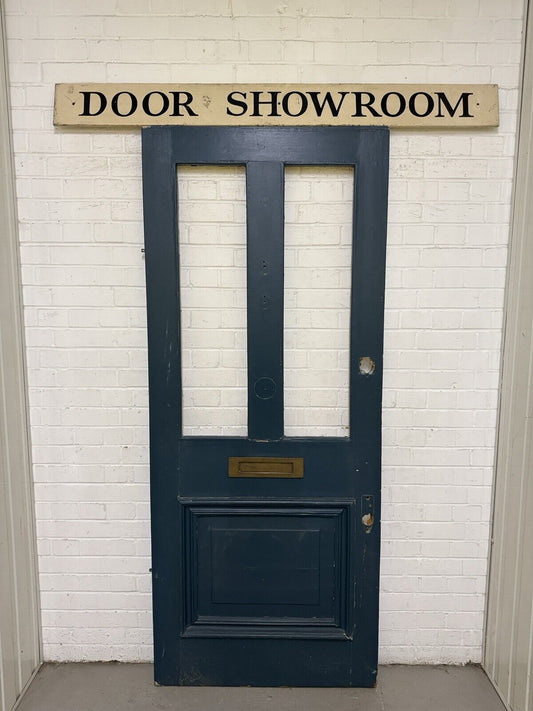 Reclaimed Victorian Edwardian Wooden Panel Front Door 2080 Or 2085mm x 864mm