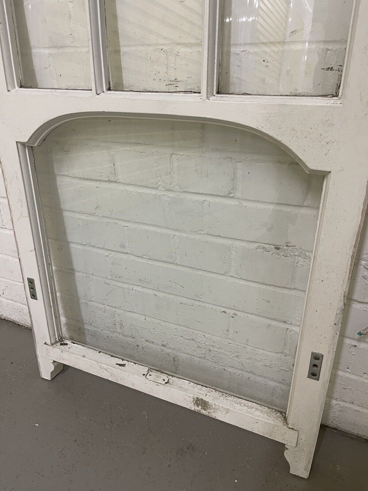 Reclaimed Old Edwardian Arch Sash Wooden Window 627 x 950mm