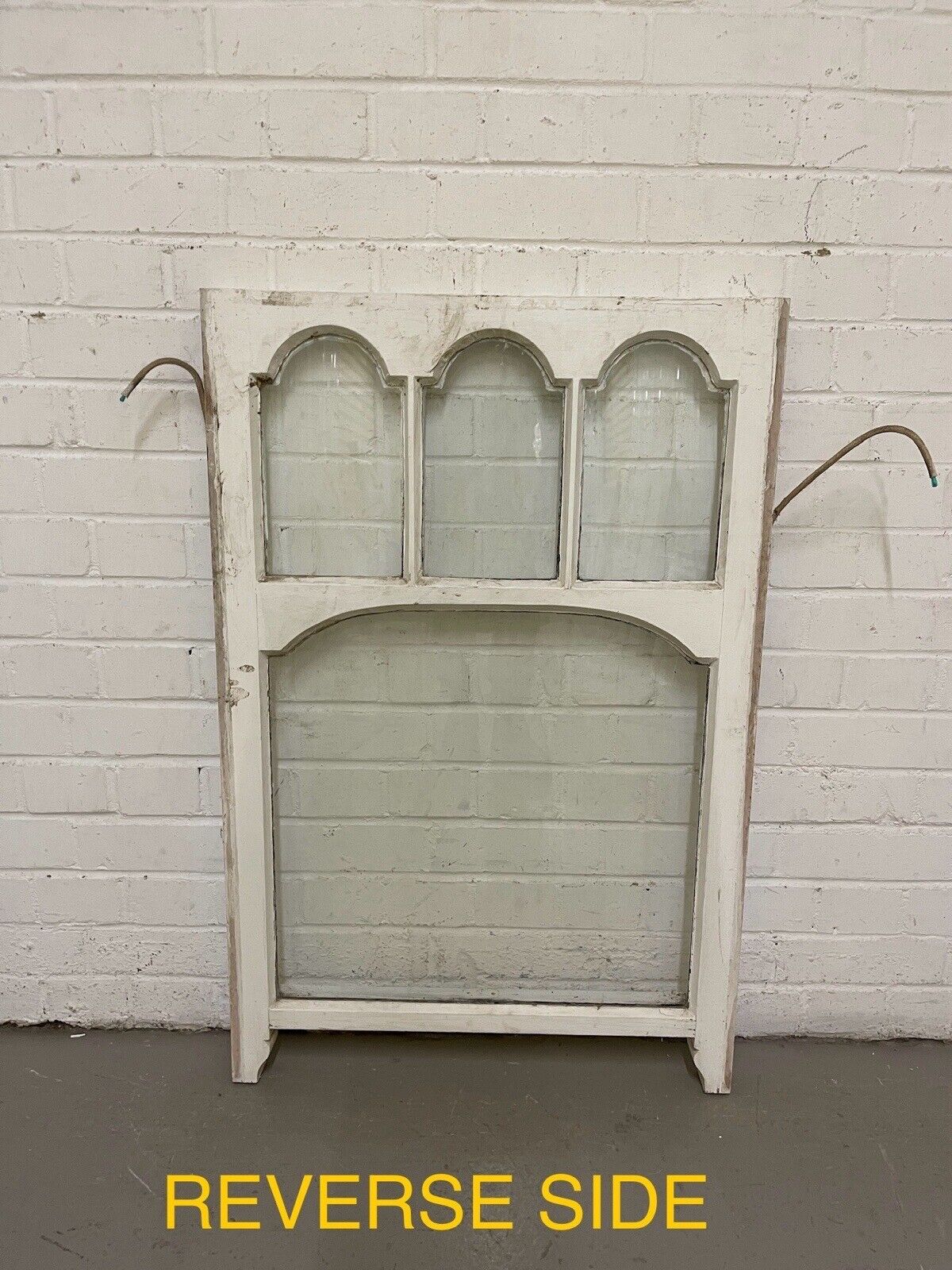 Reclaimed Old Edwardian Arch Sash Wooden Window 627 x 950mm