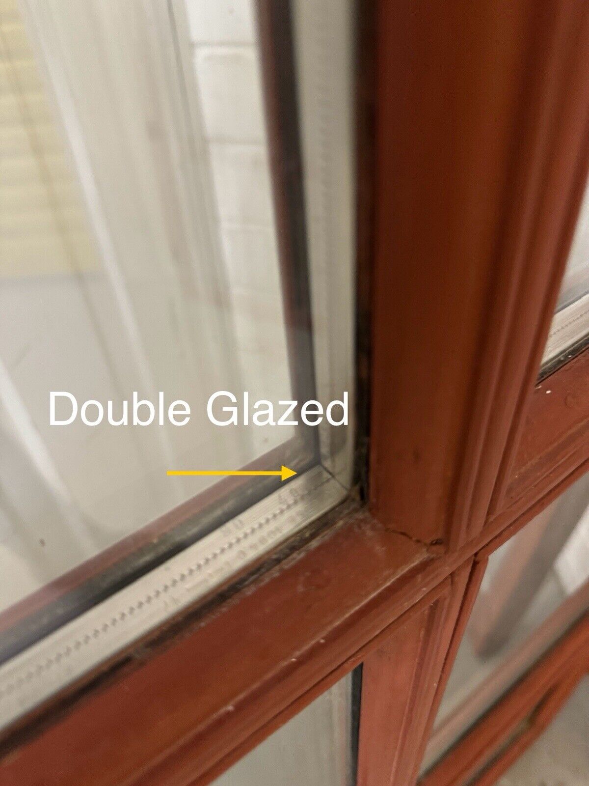 Pair Modern Georgian Double Glazed Wooden Window 900 Or 870mm by 600 Or 570mm