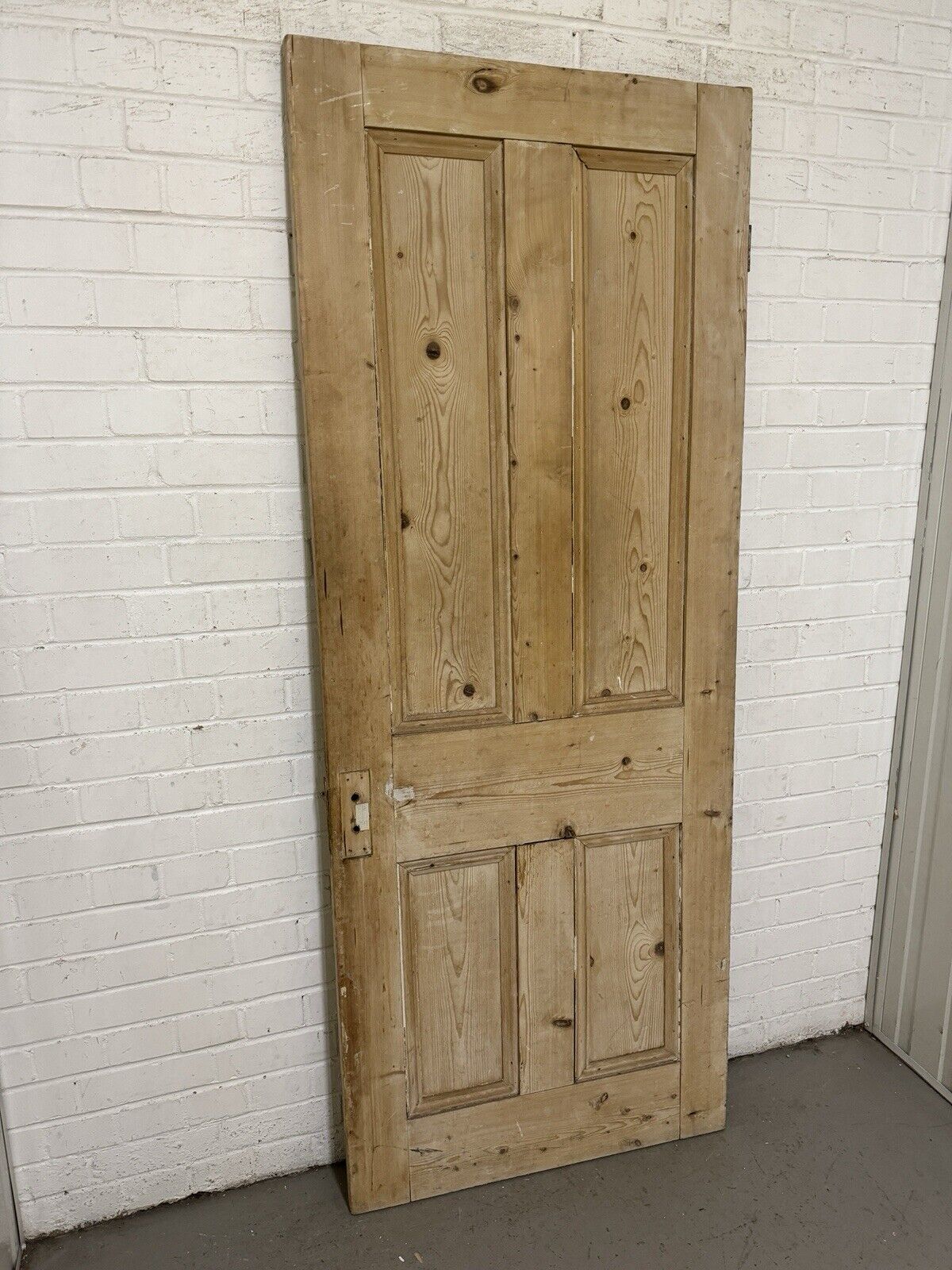 Reclaimed Old Victorian Pine Internal 4 panel Door 1930 x 760mm