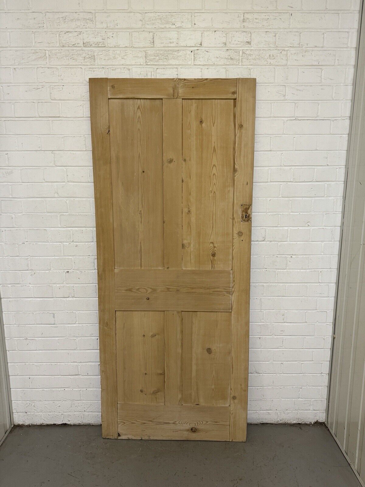 Reclaimed Victorian Pine Internal 4 panel Door 1865 x 787mm