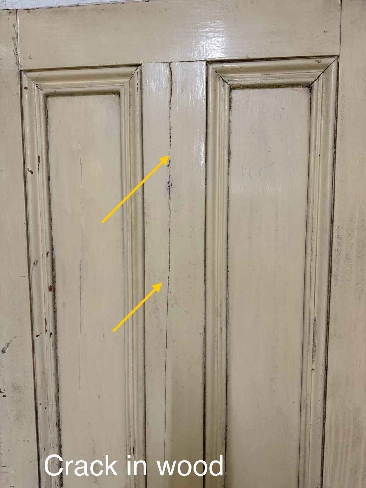 Reclaimed Victorian Pine Internal 4 panel Door 1915 x 710mm