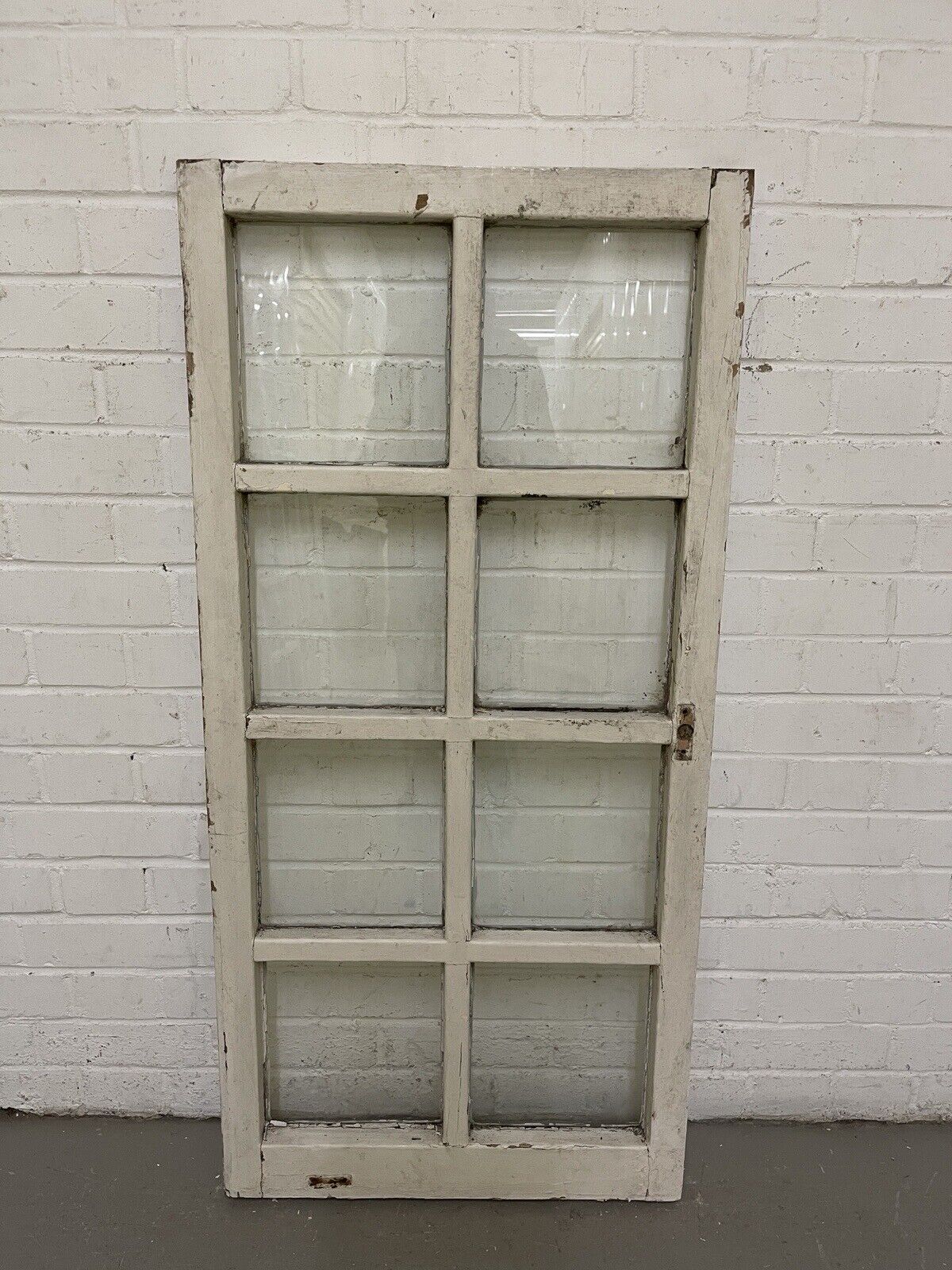 Reclaimed Old Modern Georgian Style 8 Panel Wooden Window 568 x 1175mm