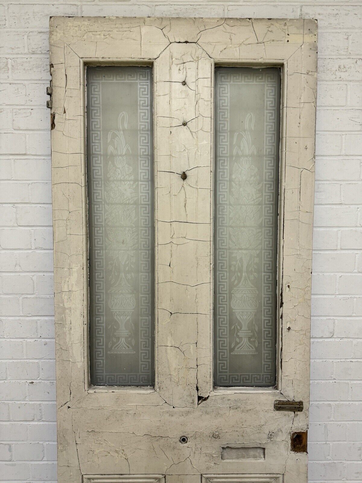 Reclaimed Old Edwardian Victorian Wooden Panel Front Door 2080 or 2085 x 800mm