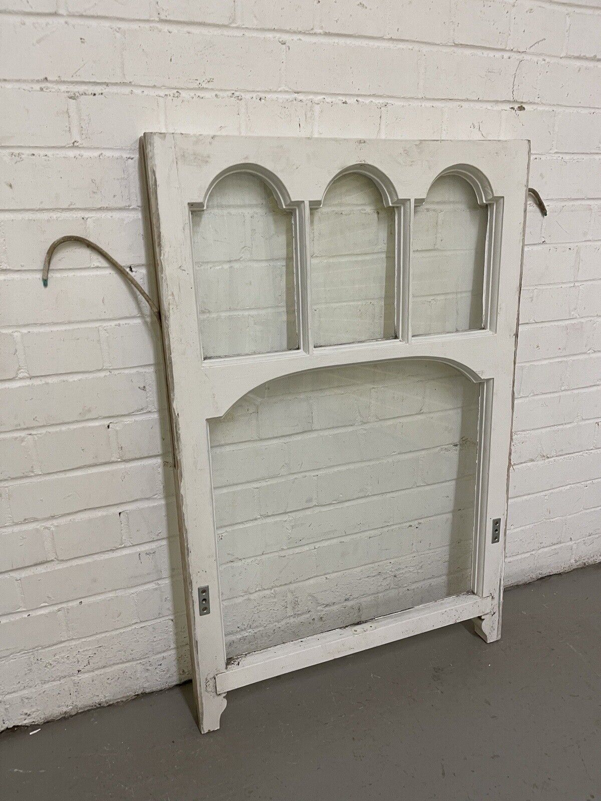 Reclaimed Old Edwardian Arch Sash Wooden Window 627 x 950mm