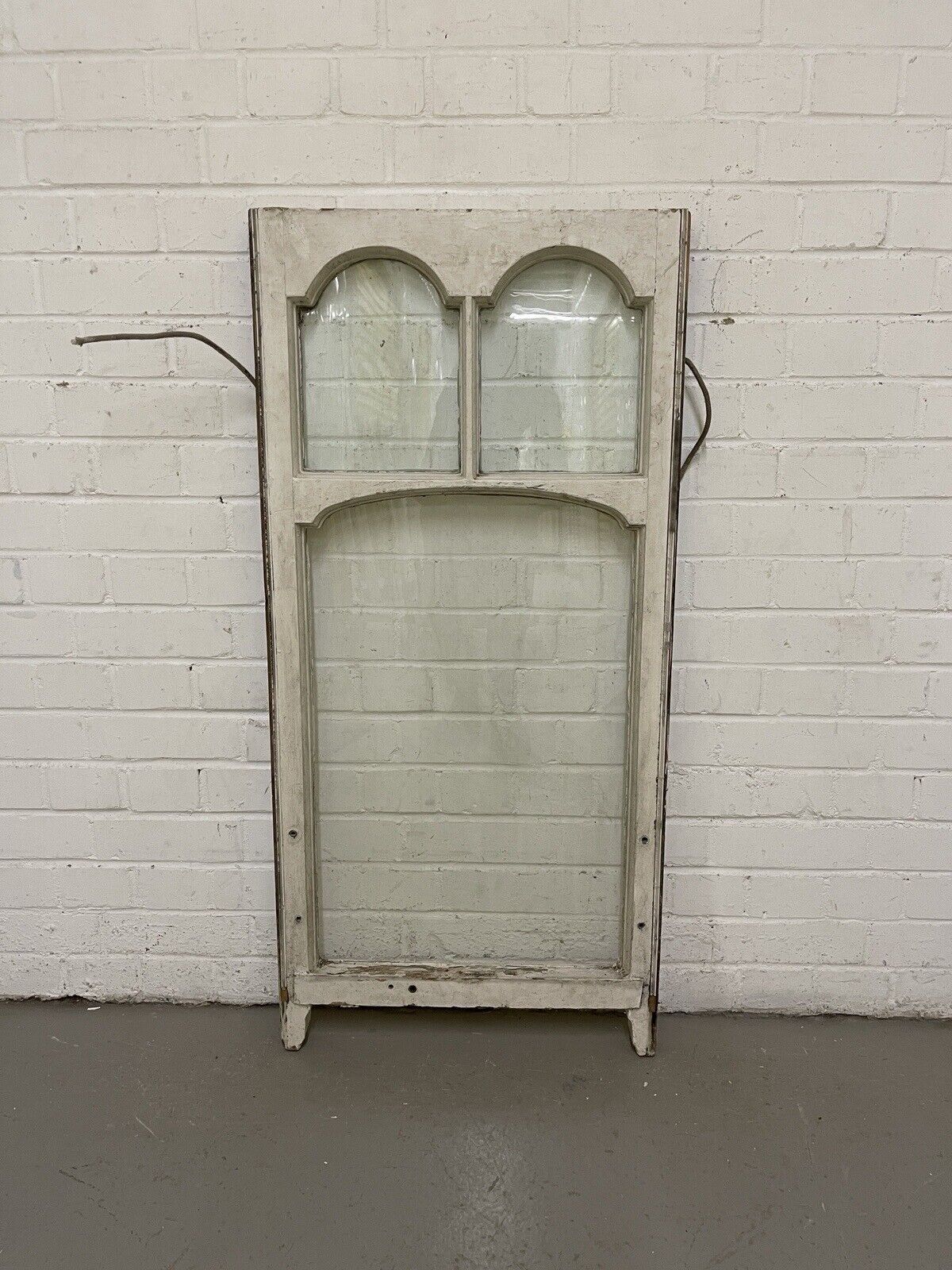 Reclaimed Old Edwardian Arch Sash Wooden Window 533 x 1125mm