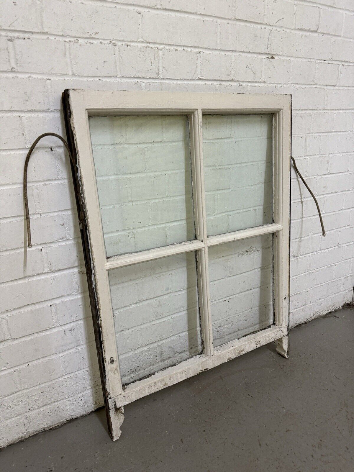 Reclaimed Old Georgian 4 Panel Wooden Window 895 x 670mm