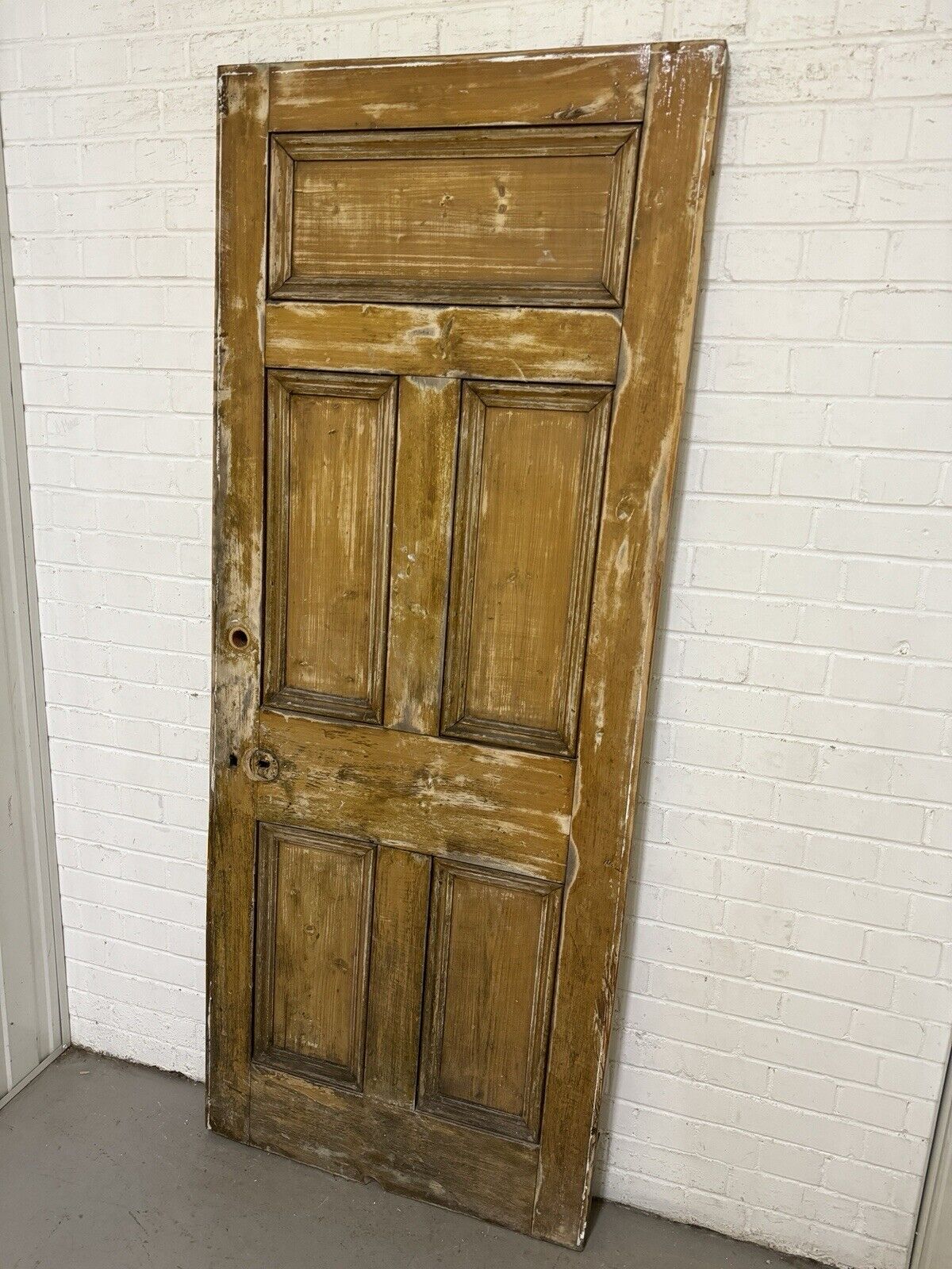 Reclaimed Victorian Pine Internal 5 panel Door 1995 Or 2000 x 803mm