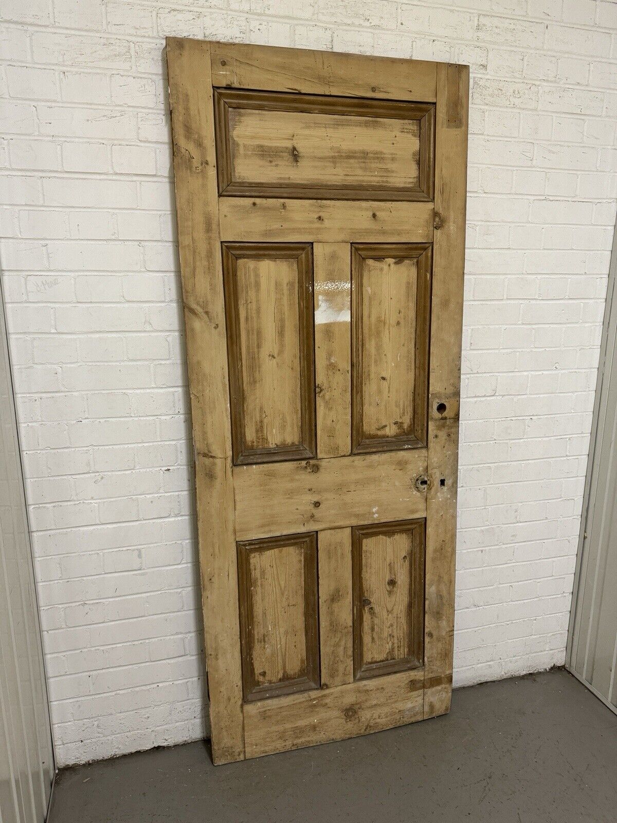 Reclaimed Victorian Pine Internal 5 panel Door 1995 Or 2000 x 803mm