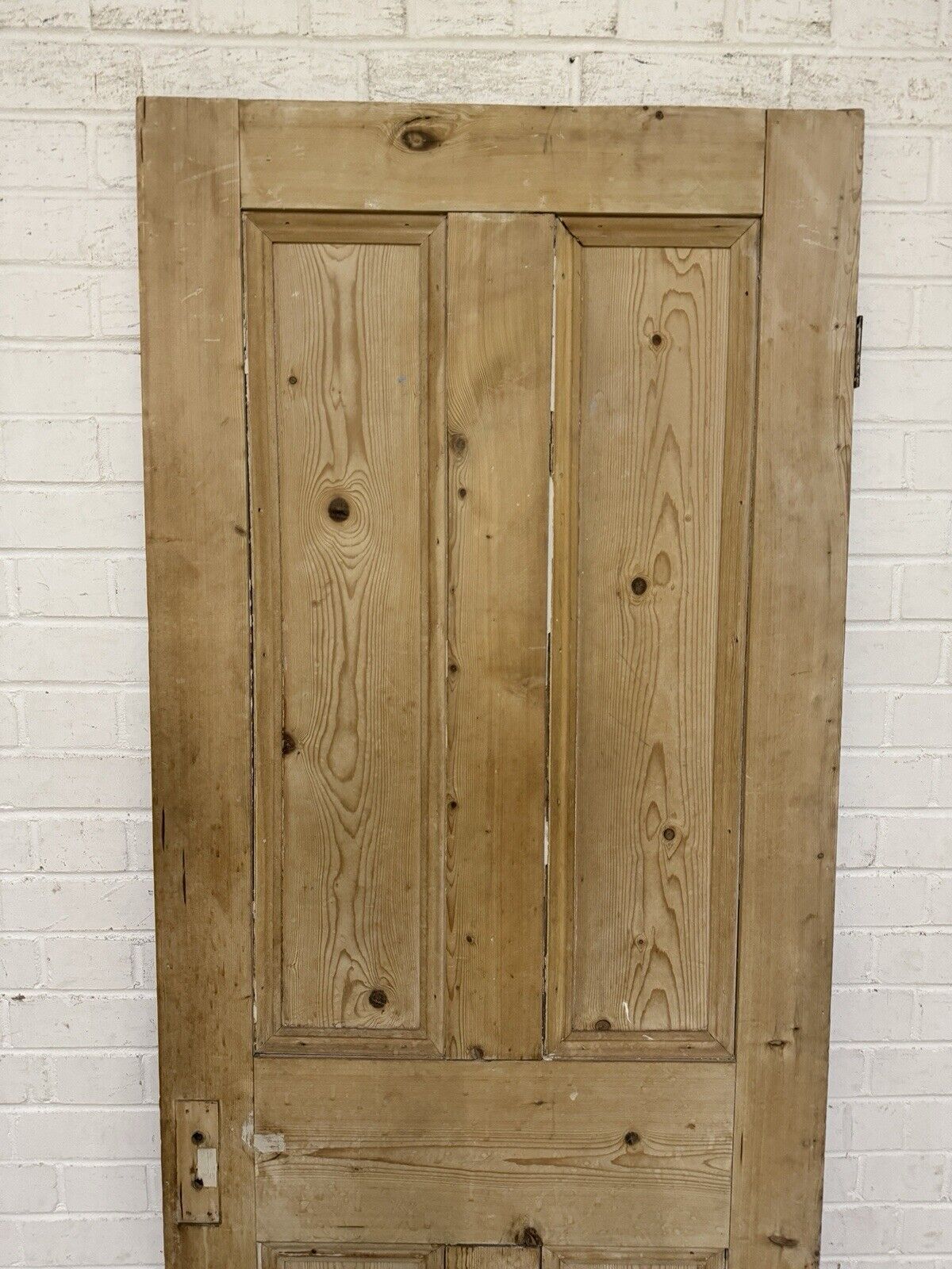 Reclaimed Old Victorian Pine Internal 4 panel Door 1930 x 760mm