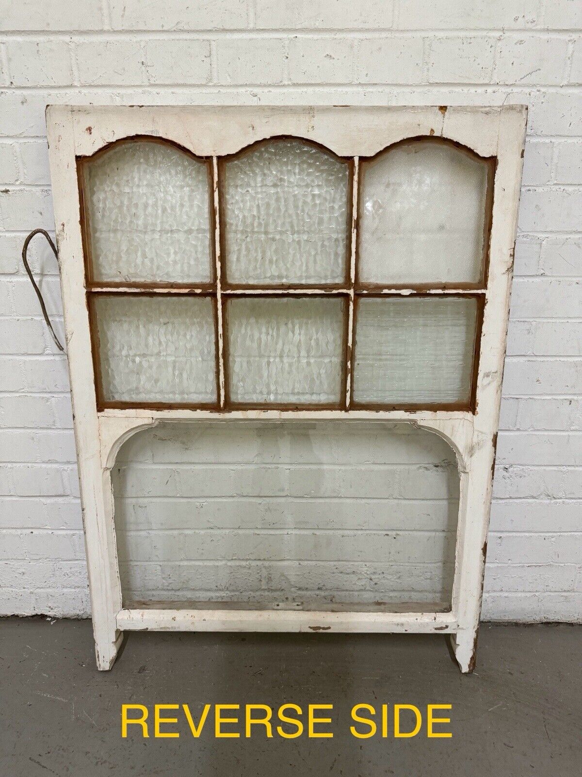 Reclaimed Old Edwardian Arch Sash Wooden Window 1047 x 760mm