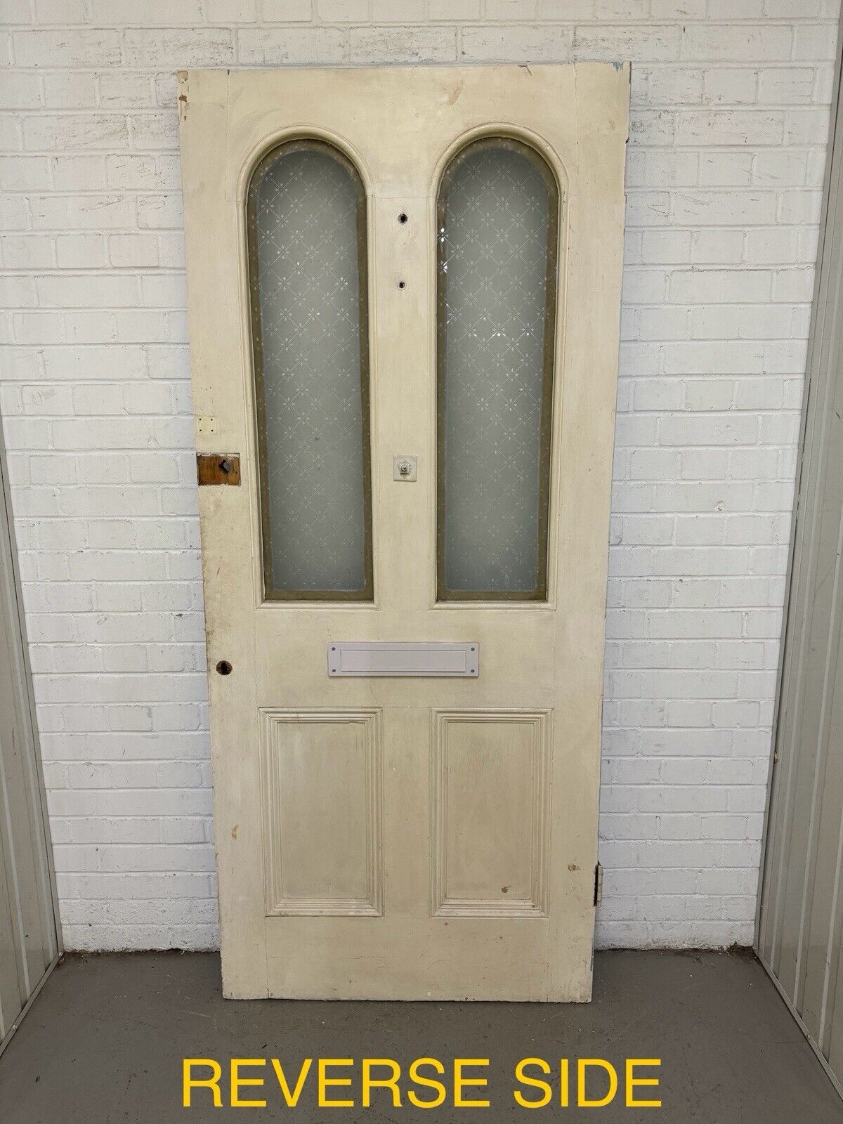 Reclaimed Old Victorian Edwardian Wooden Panel Front Door 2050 x 885mm